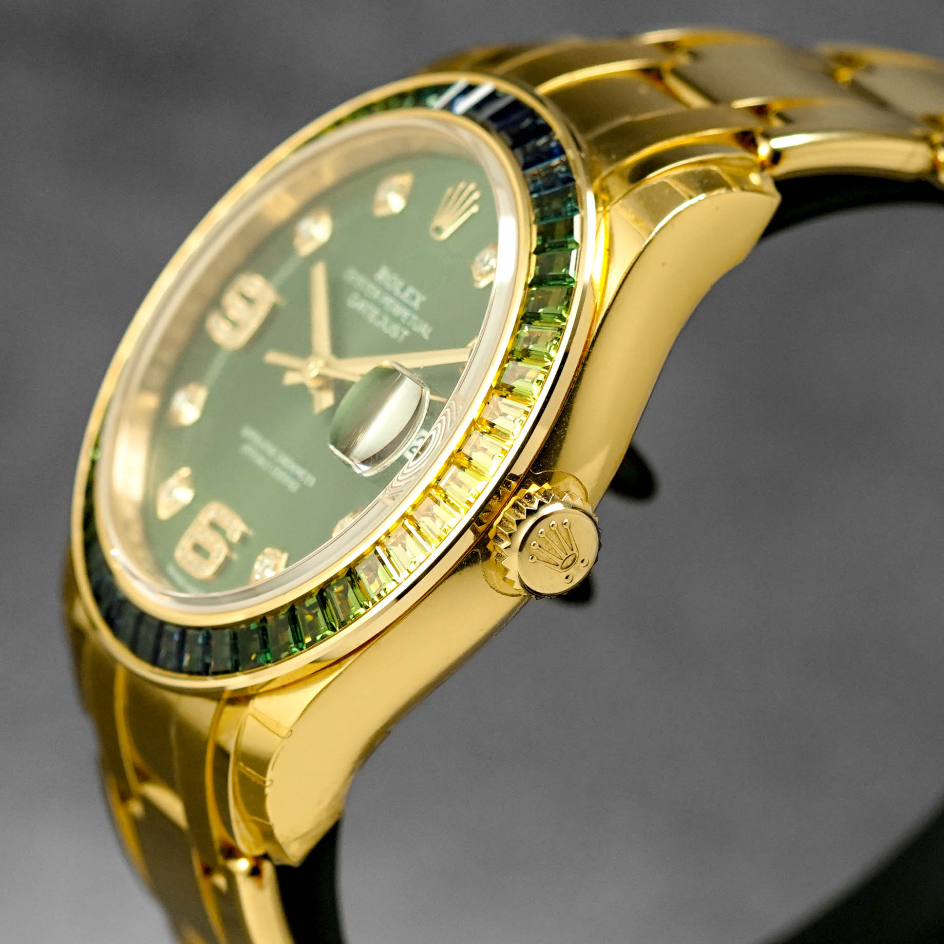 Harga Rolex Datejust Pearlmaster Olive Green Indonesia