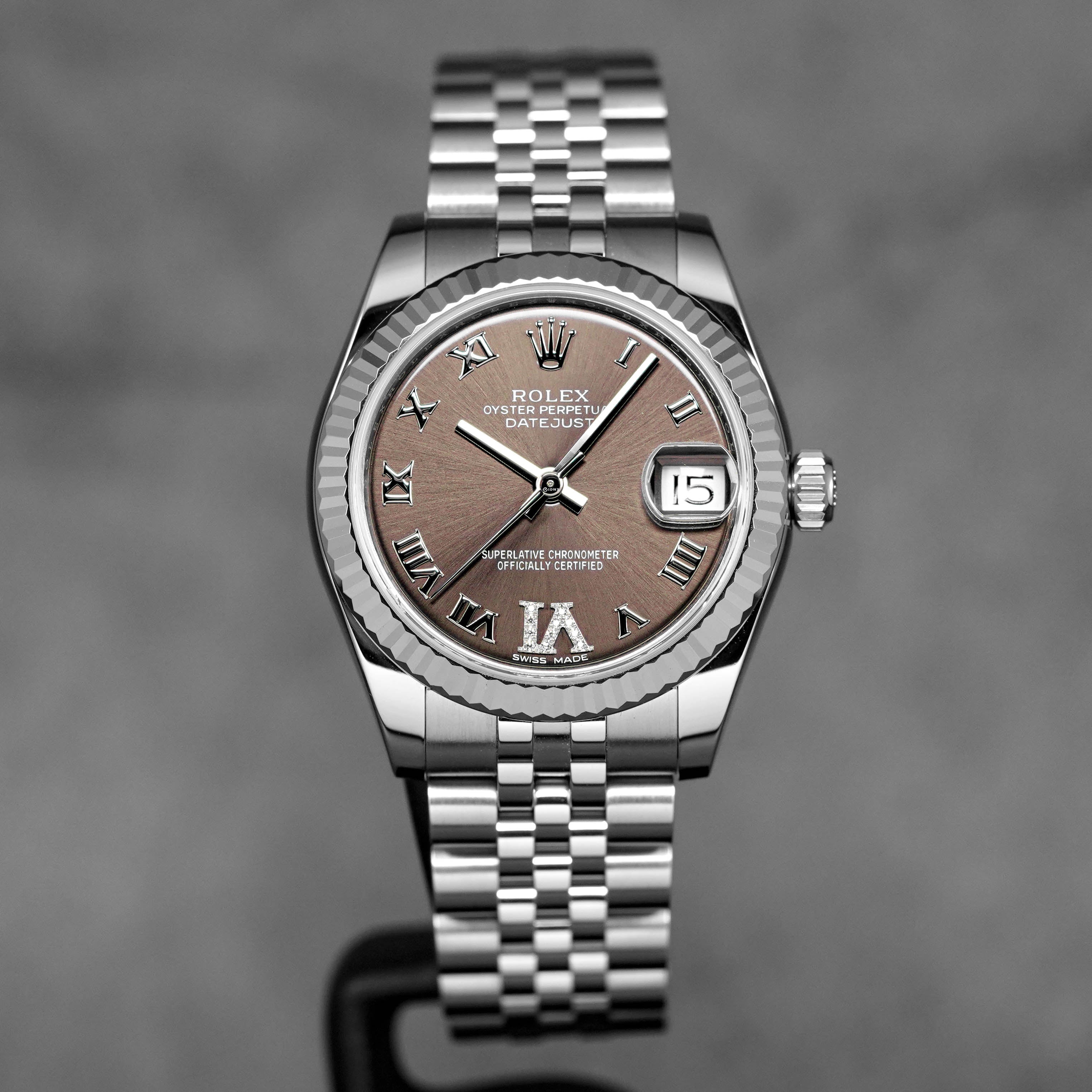 Harga Rolex Datejust Rhodium Roman Indonesia