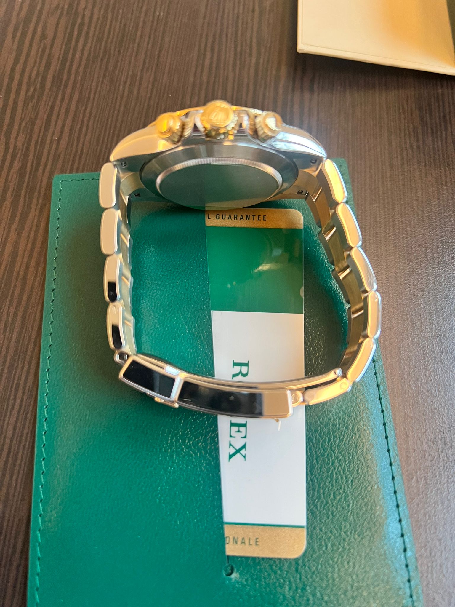 DAYTONA TWOTONE YELLOWGOLD BLACK DIAL (2016)