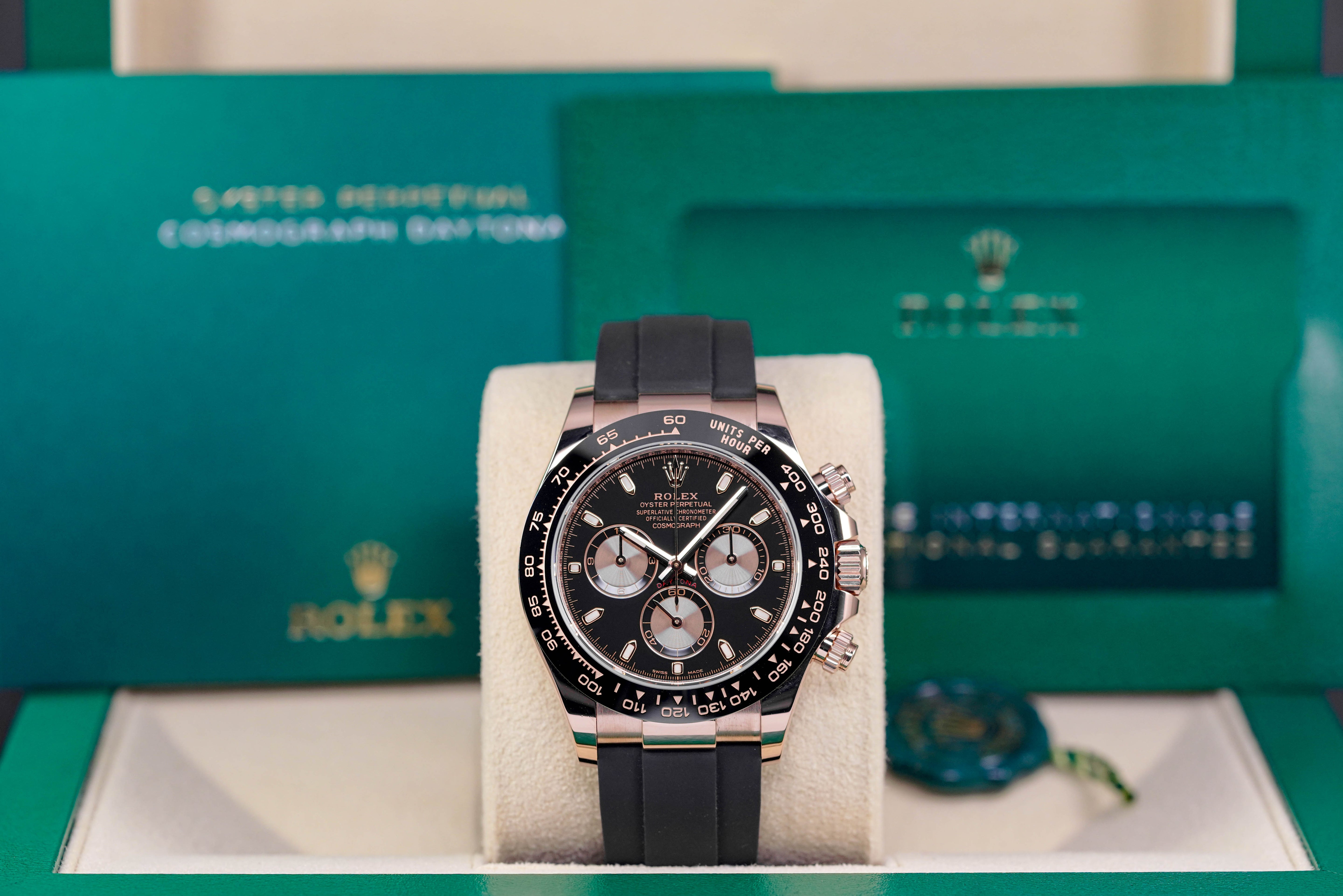 Harga Rolex Daytona Rosegold Black Indonesia