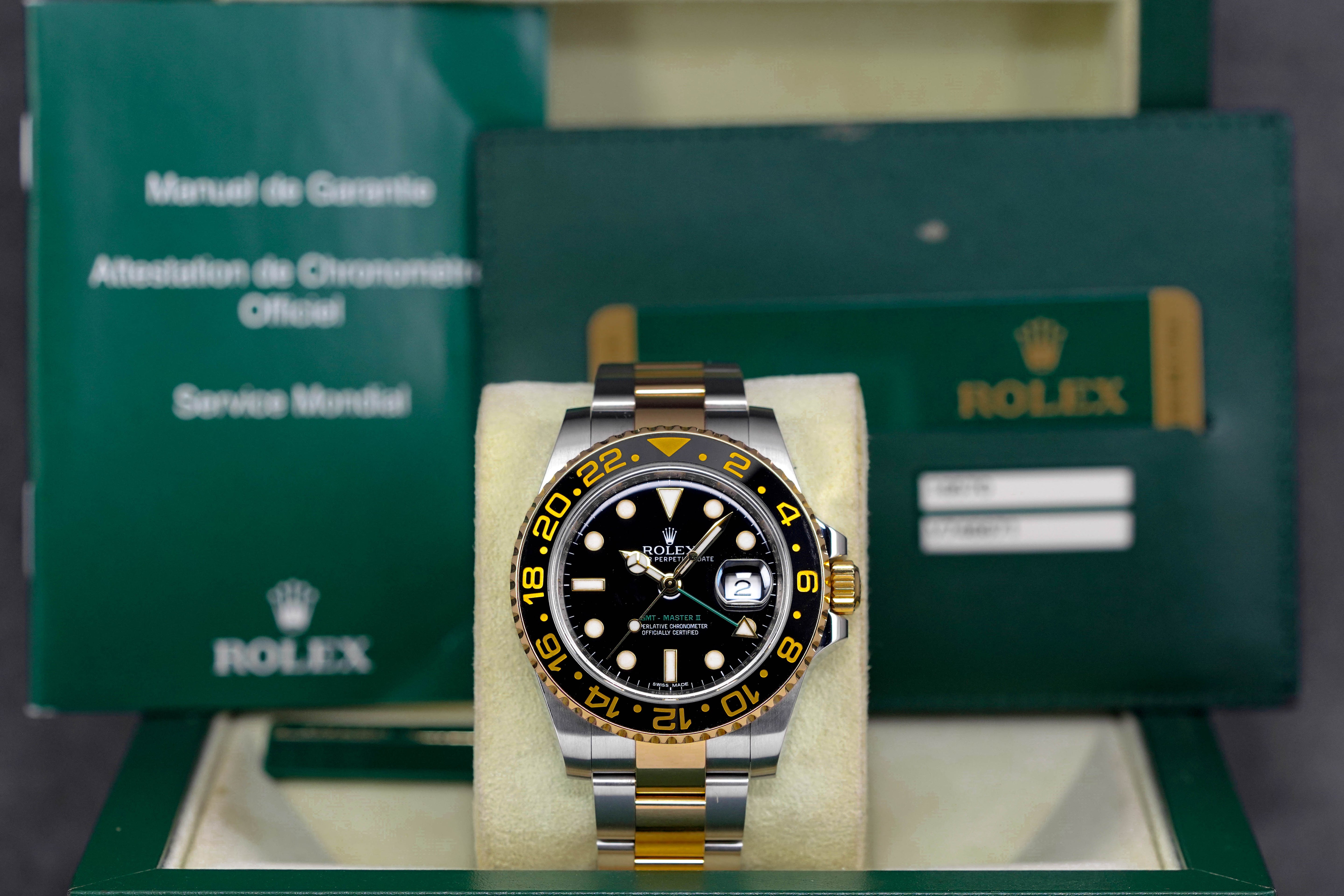 Harga Rolex GMT Master II Twotone Black indonesia