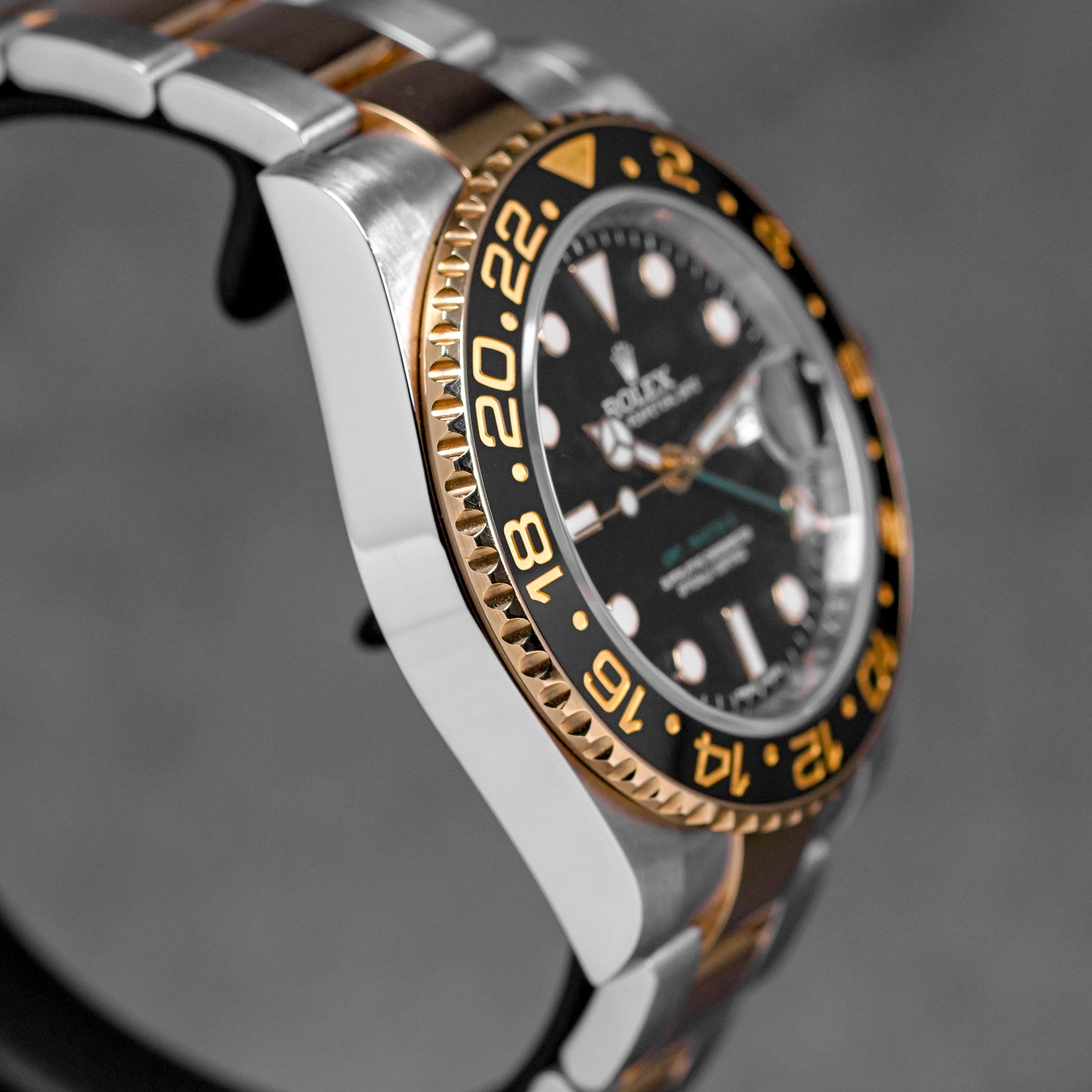 Harga Rolex GMT Master II Twotone Yellowgold Black Indonesia