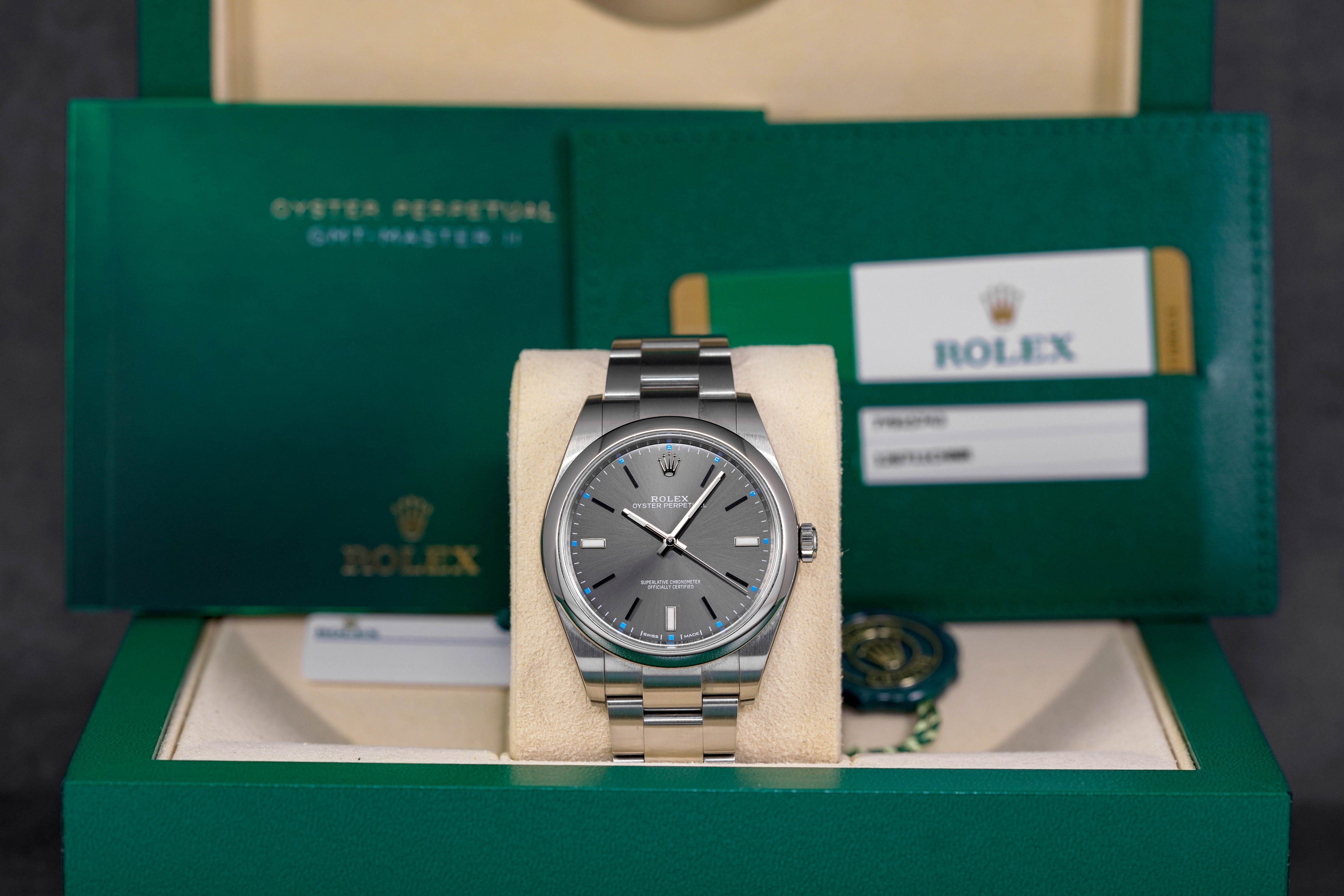 Harga Rolex Oyster Perpetual 39 Rhodium Indonesia