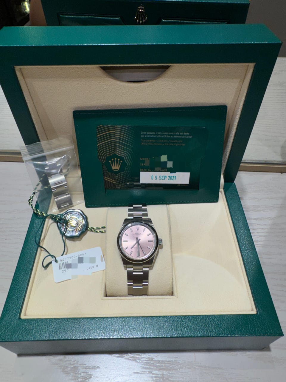 OYSTER PERPETUAL 31MM PINK DIAL (2021)