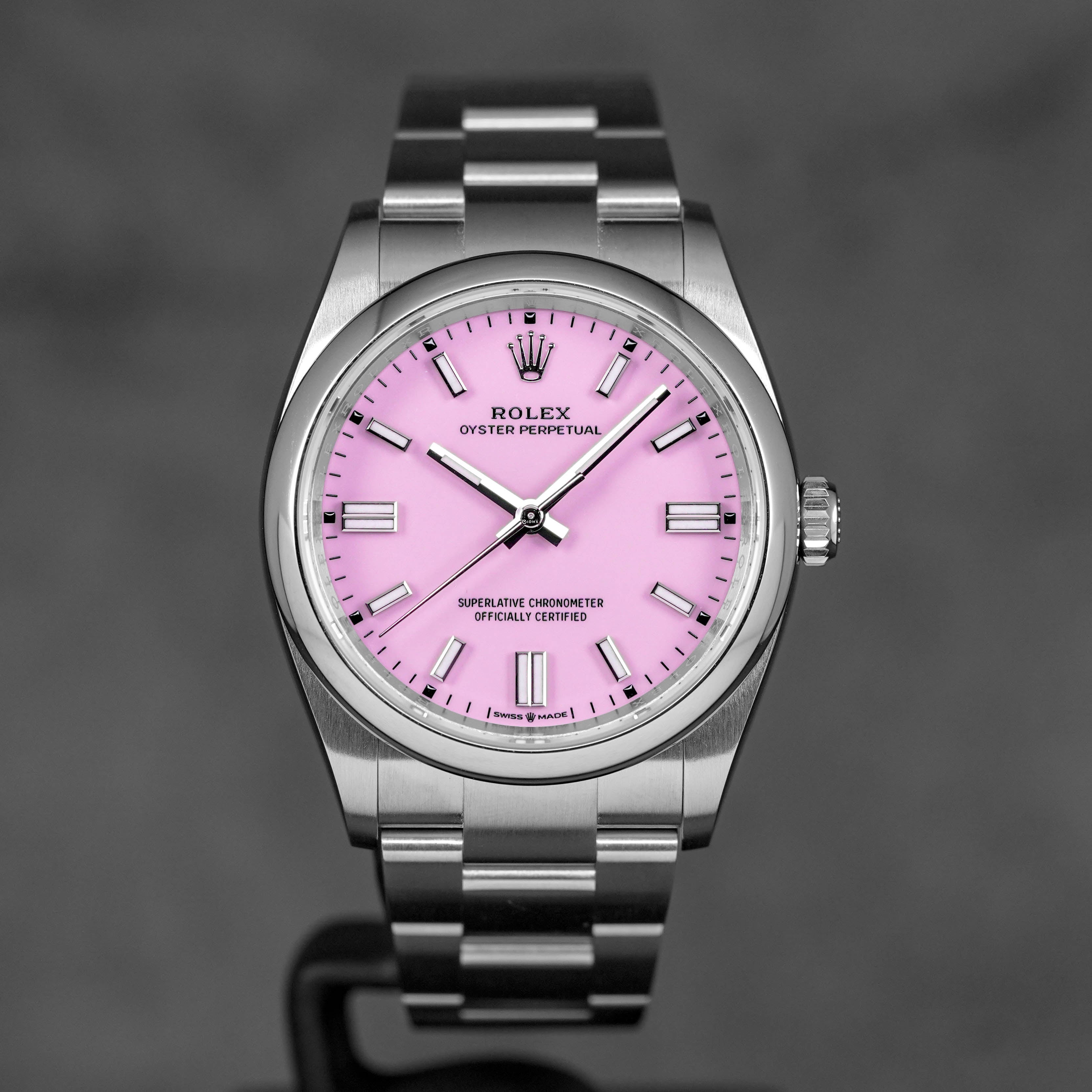OYSTER PERPETUAL 36MM PINK CANDY DIAL (2025)