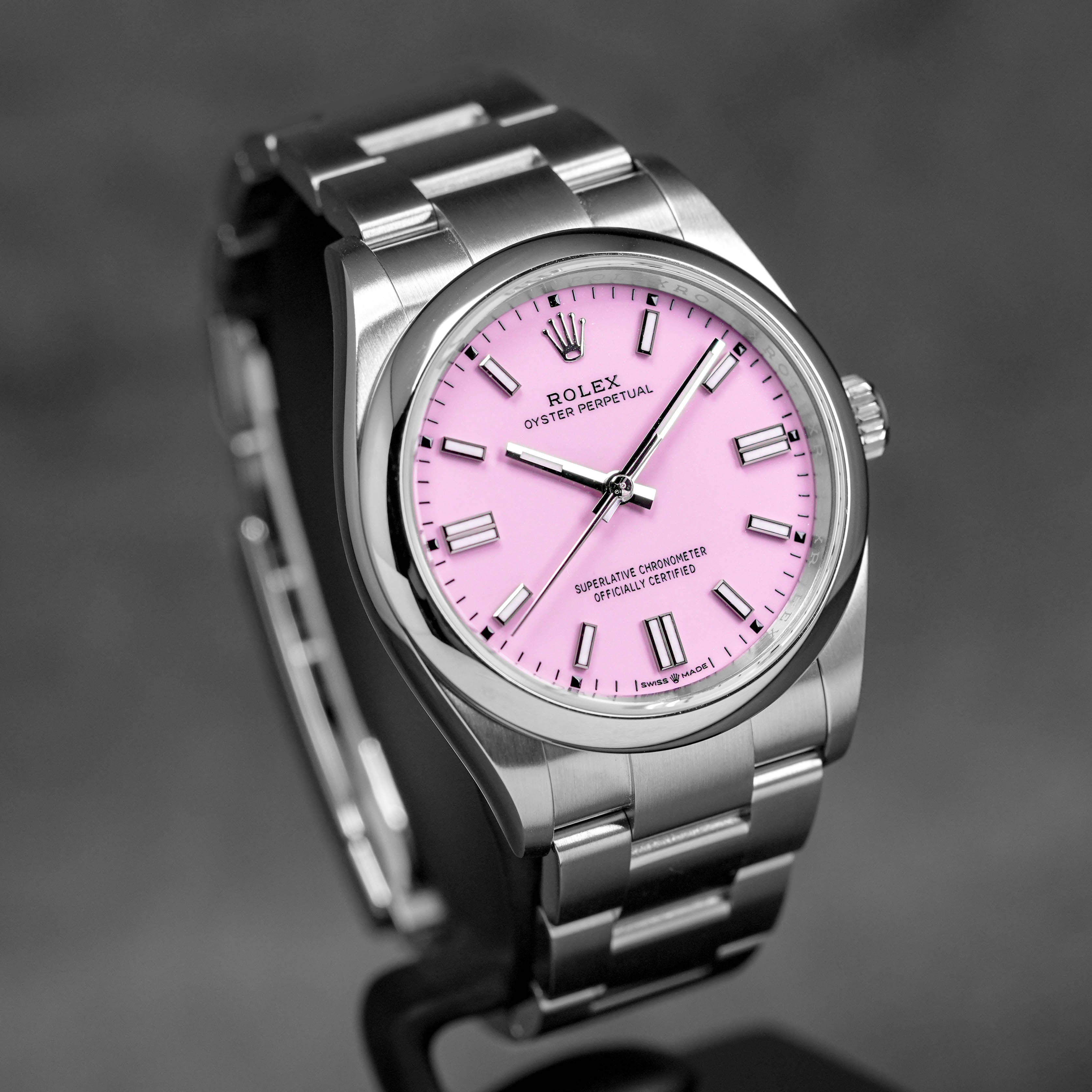 OYSTER PERPETUAL 36MM PINK CANDY DIAL (2025)