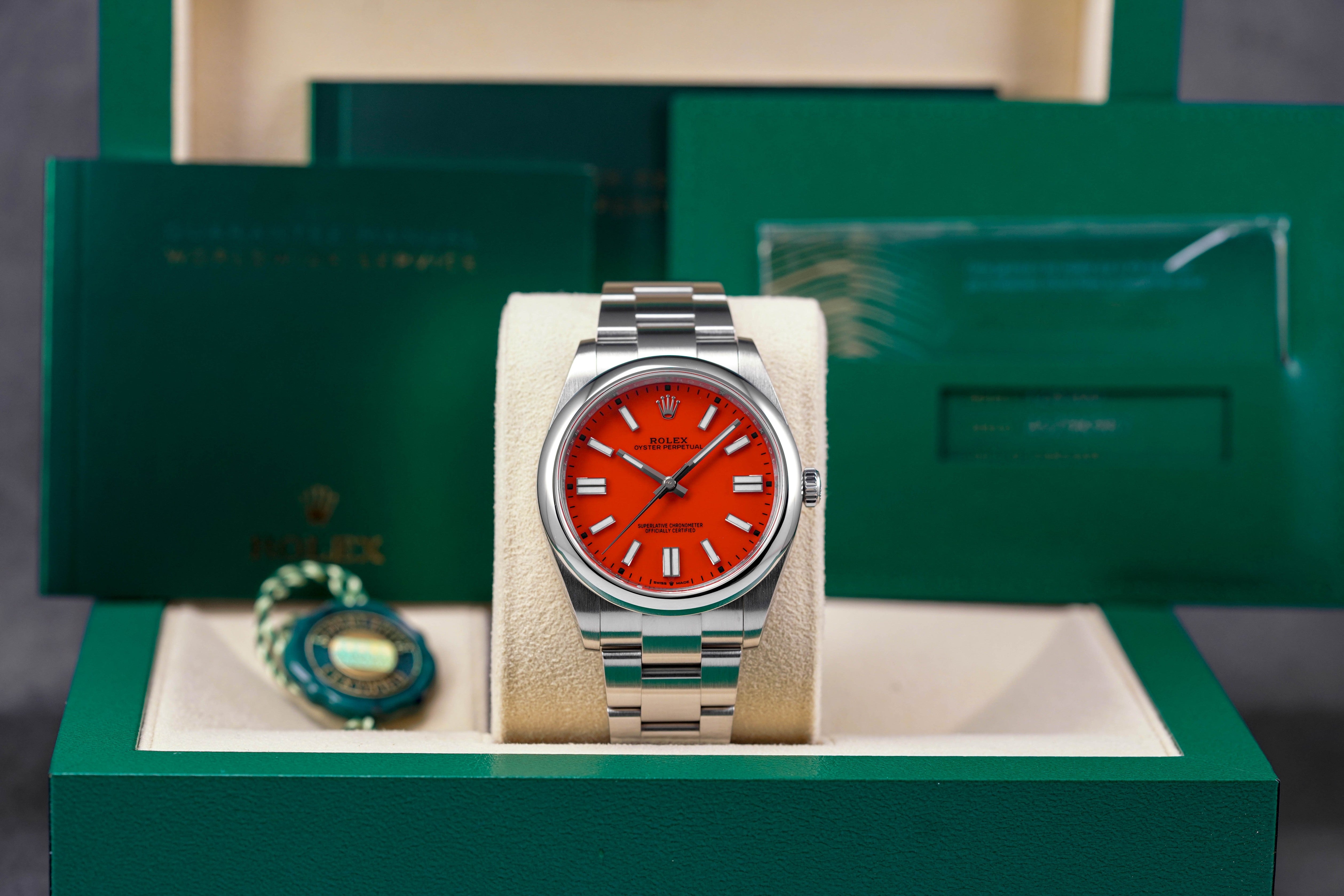 Harga Rolex Oyster Perpetual Red Coral Indonesia
