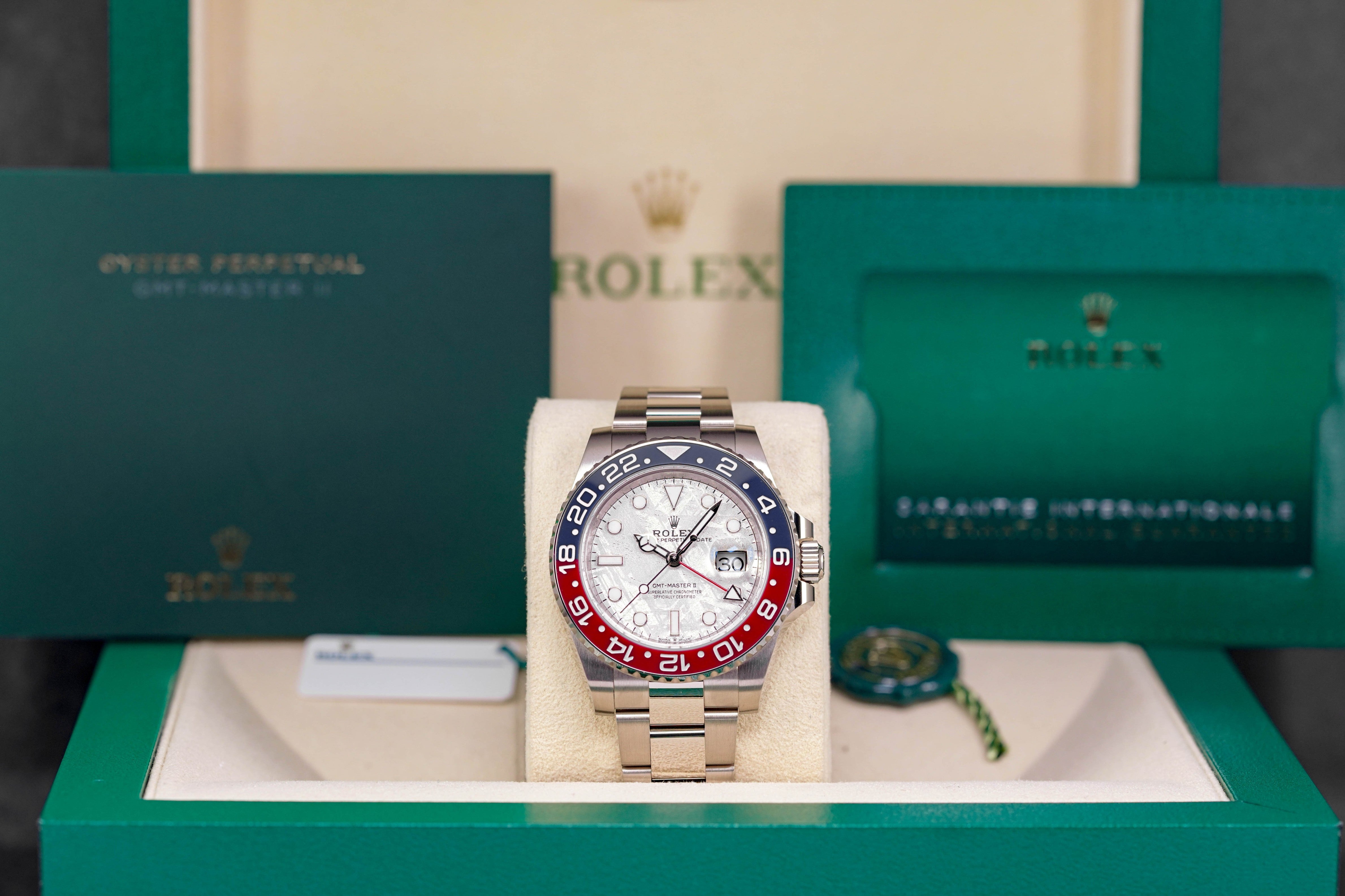 GMT MASTER-II PEPSI WHITEGOLD METEORITE DIAL (2021)