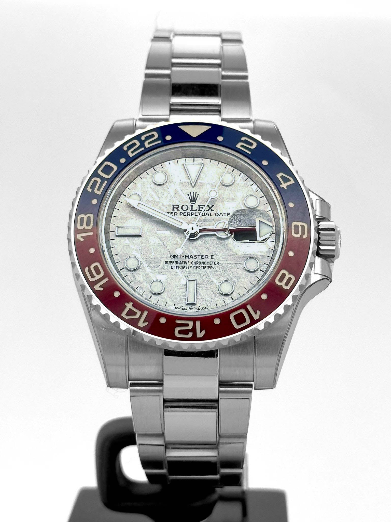 Gmt Meteorite Gmt Pepsi White Gold ROLEX GMT MASTER-II