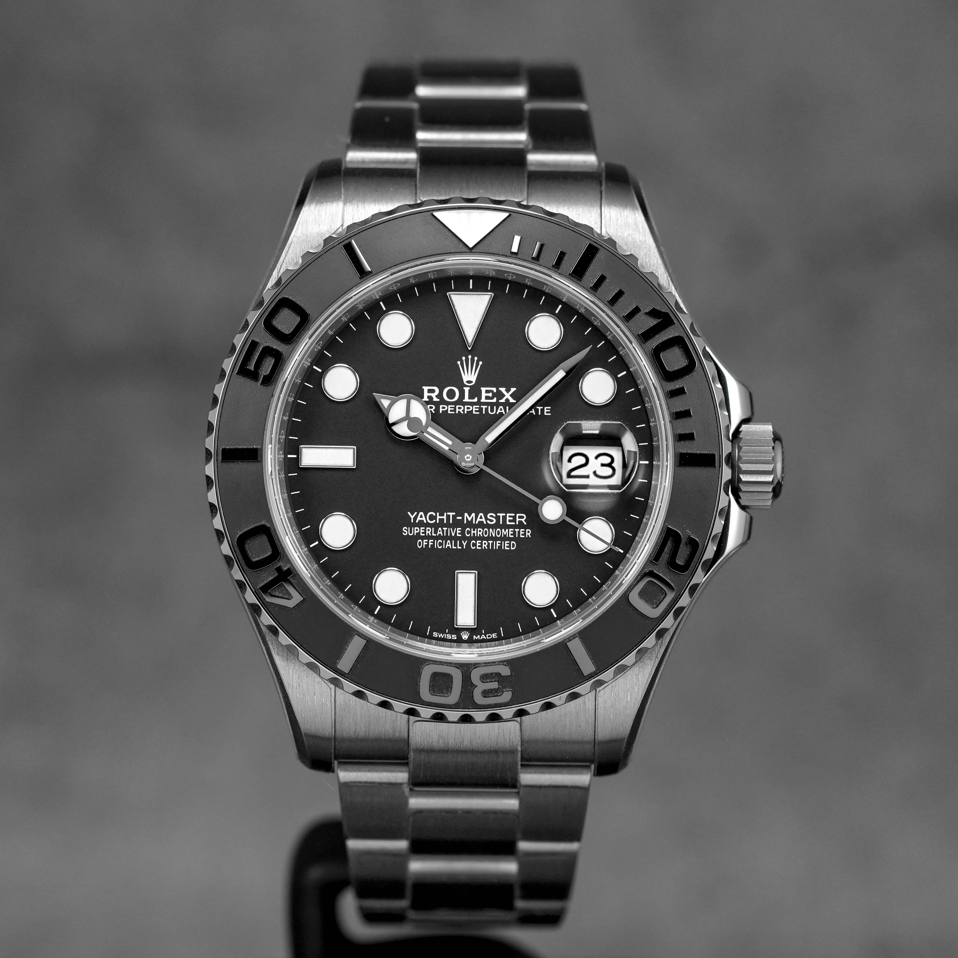 YACHT-MASTER 42MM RLX TITANIUM BLACK DIAL (2025)