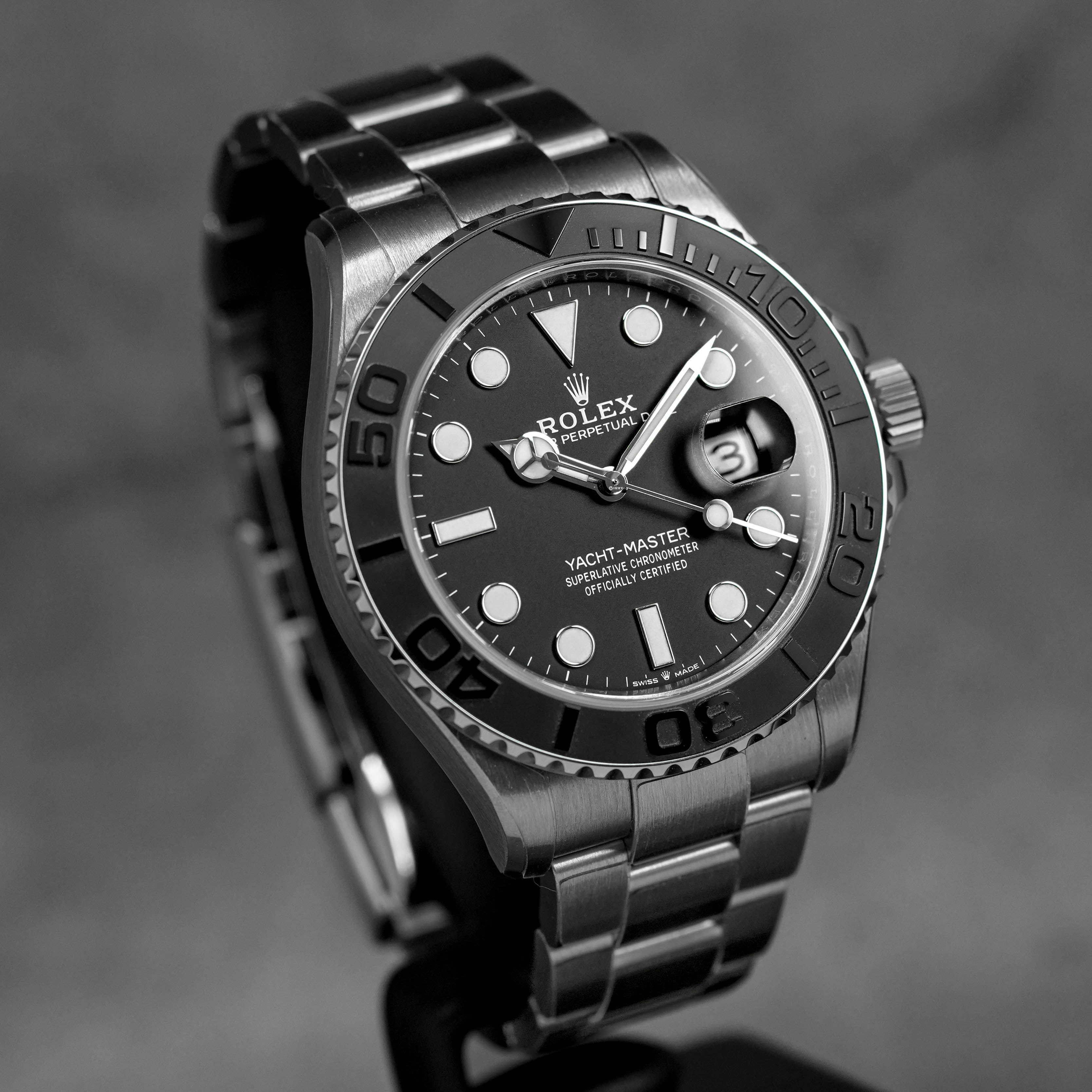 YACHT-MASTER 42MM RLX TITANIUM BLACK DIAL (2025)