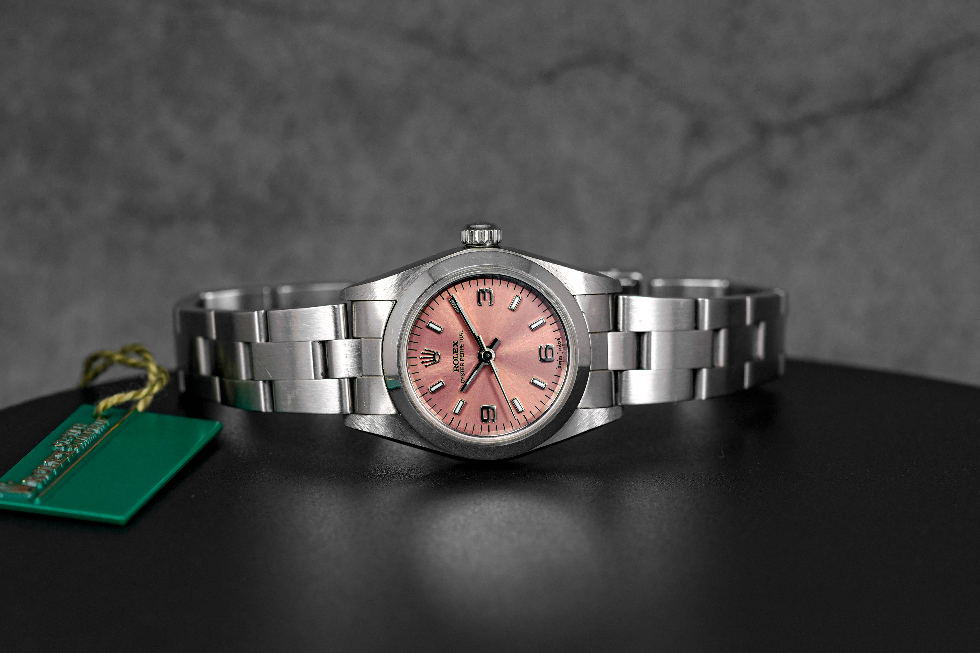 OYSTER PERPETUAL 24MM LADY SALMON DIAL (WATCH ONLY)