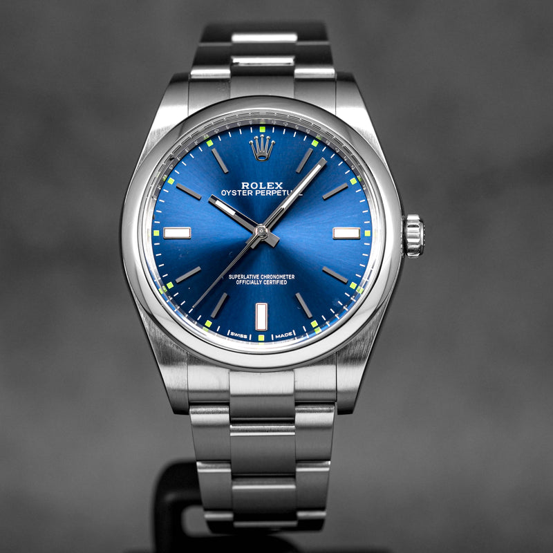 OYSTER PERPETUAL 39MM BLUE DIAL (2017)