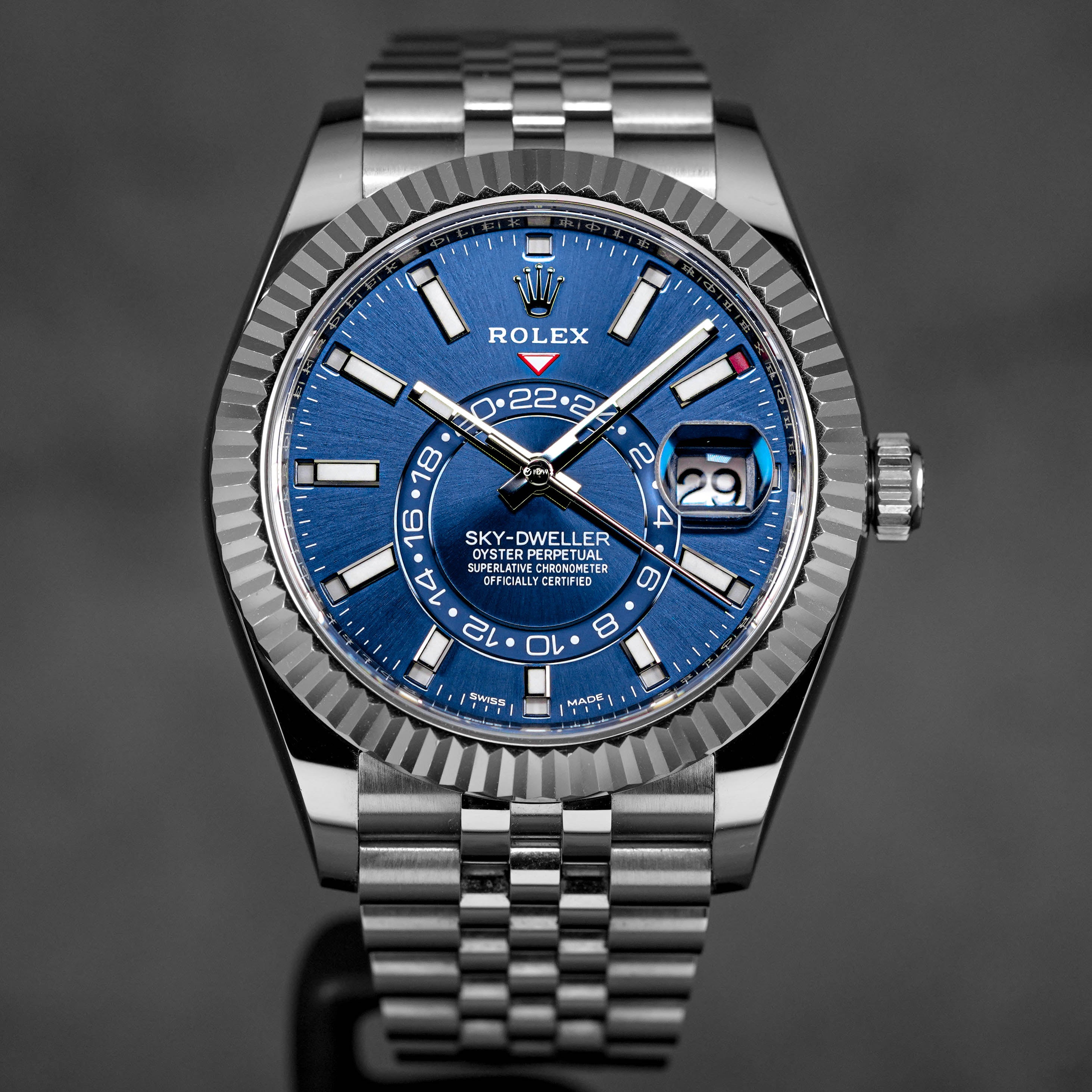 ROLEX SKY DWELLER BLUE JUBILEE 2021 IDWX