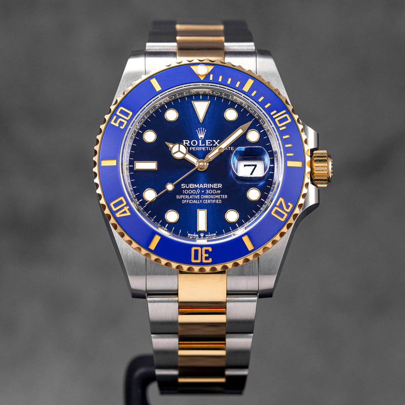 SUBMARINER DATE 41MM TWOTONE YELLOWGOLD BLUE DIAL (2023)