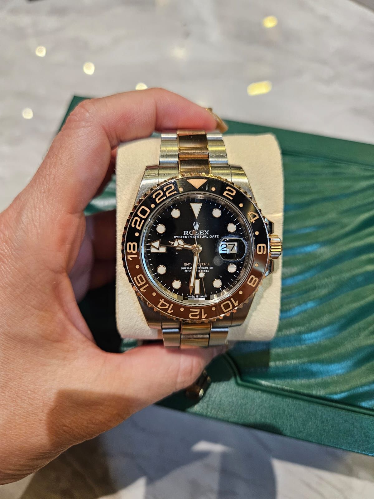 GMT MASTER-II TWOTONE ROSEGOLD 'ROOTBEER' (2020)