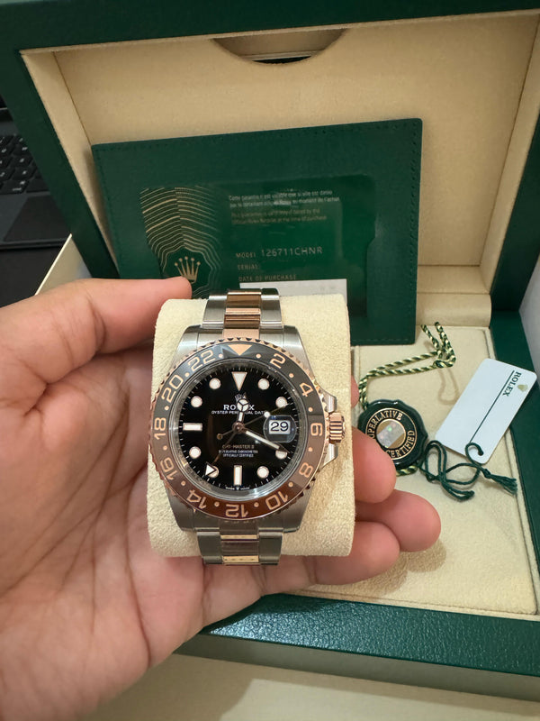 GMT MASTER-II TWOTONE ROSEGOLD 'ROOTBEER' (2023)
