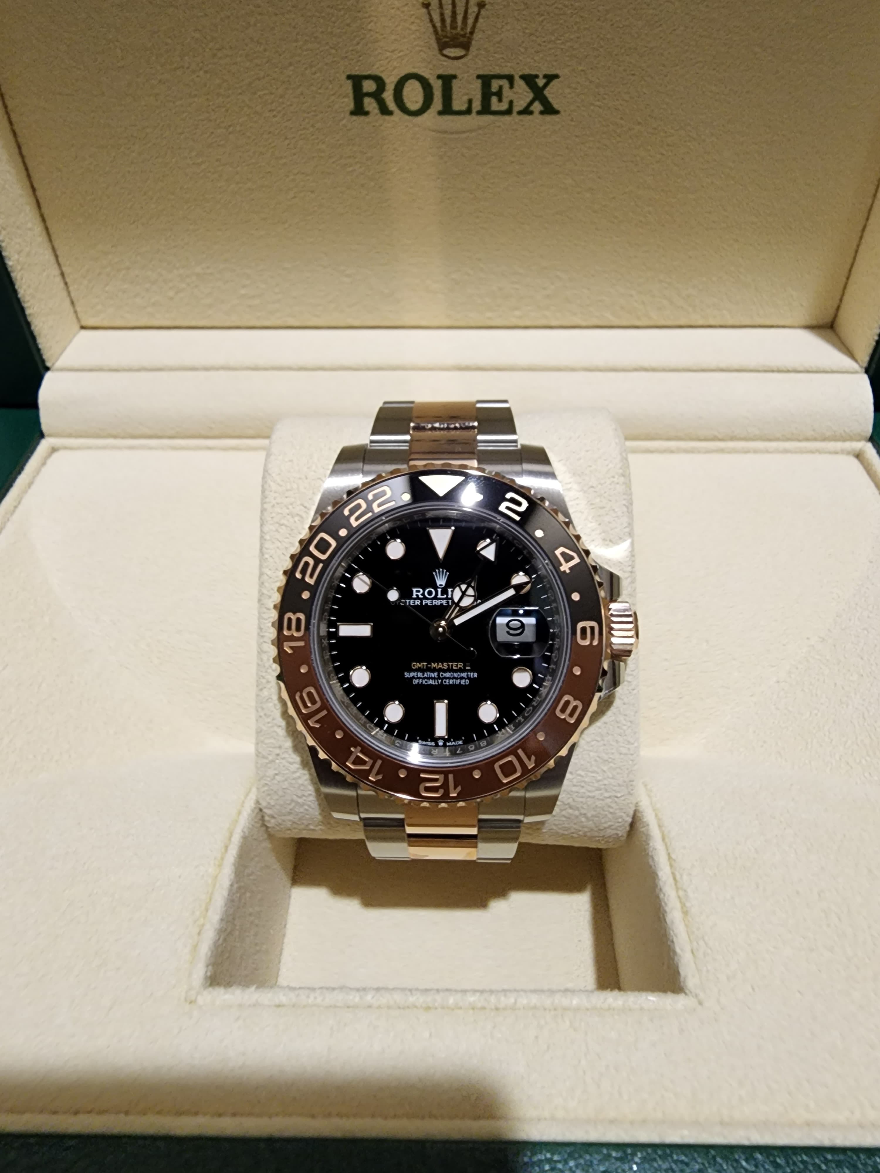 GMT MASTER-II ROOTBEER TWOTONE ROSEGOLD (2023)