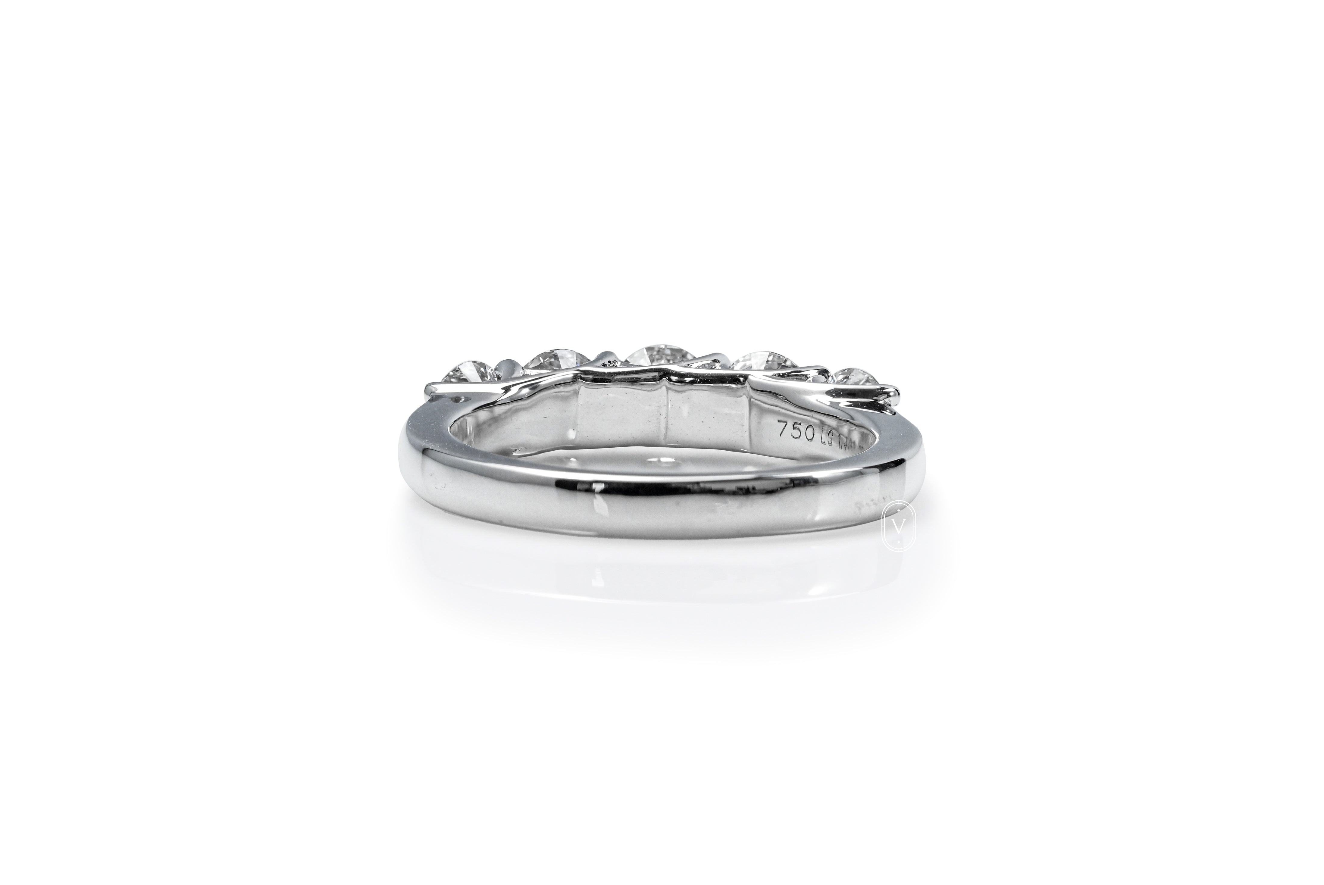 Round Half Eternity Ring