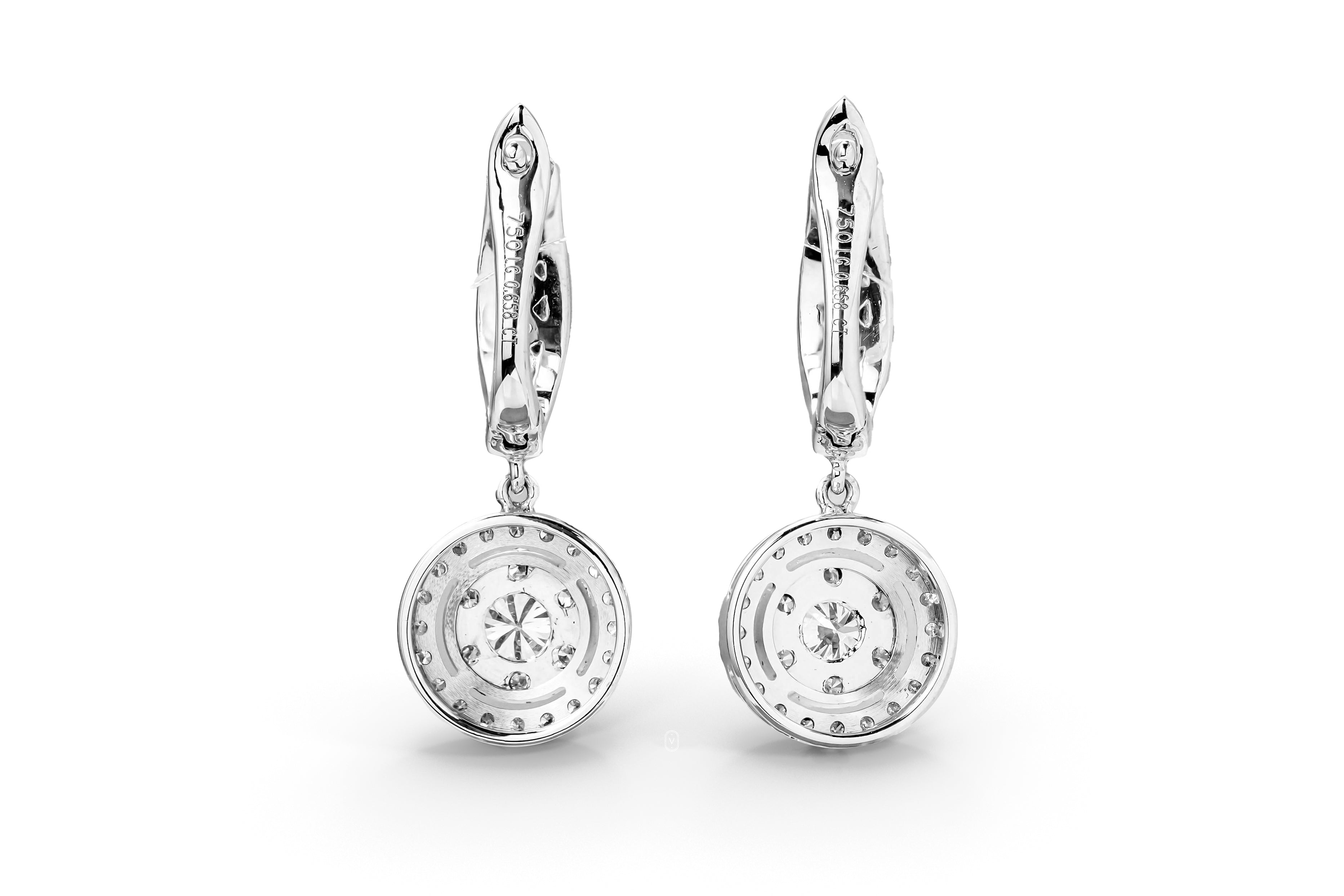 Round Halo Earring