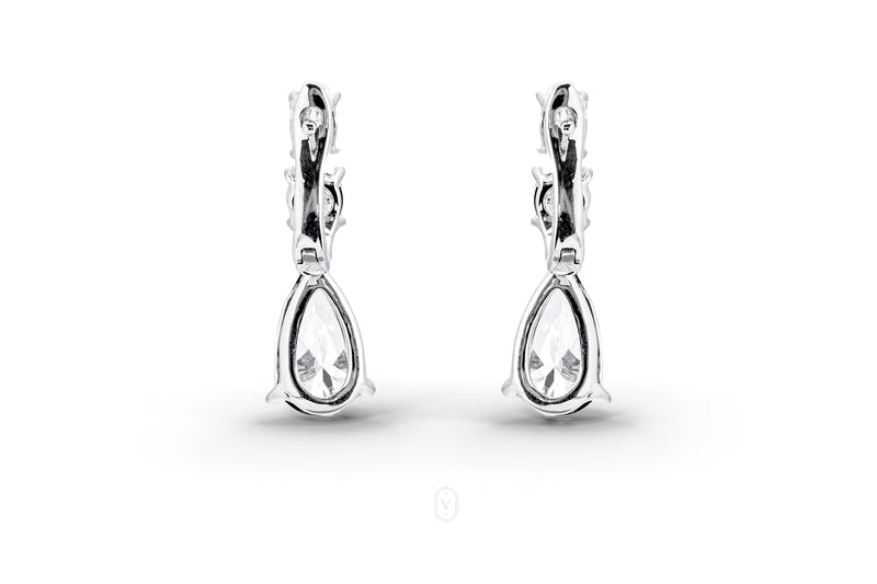 Round Oval Pear Earring