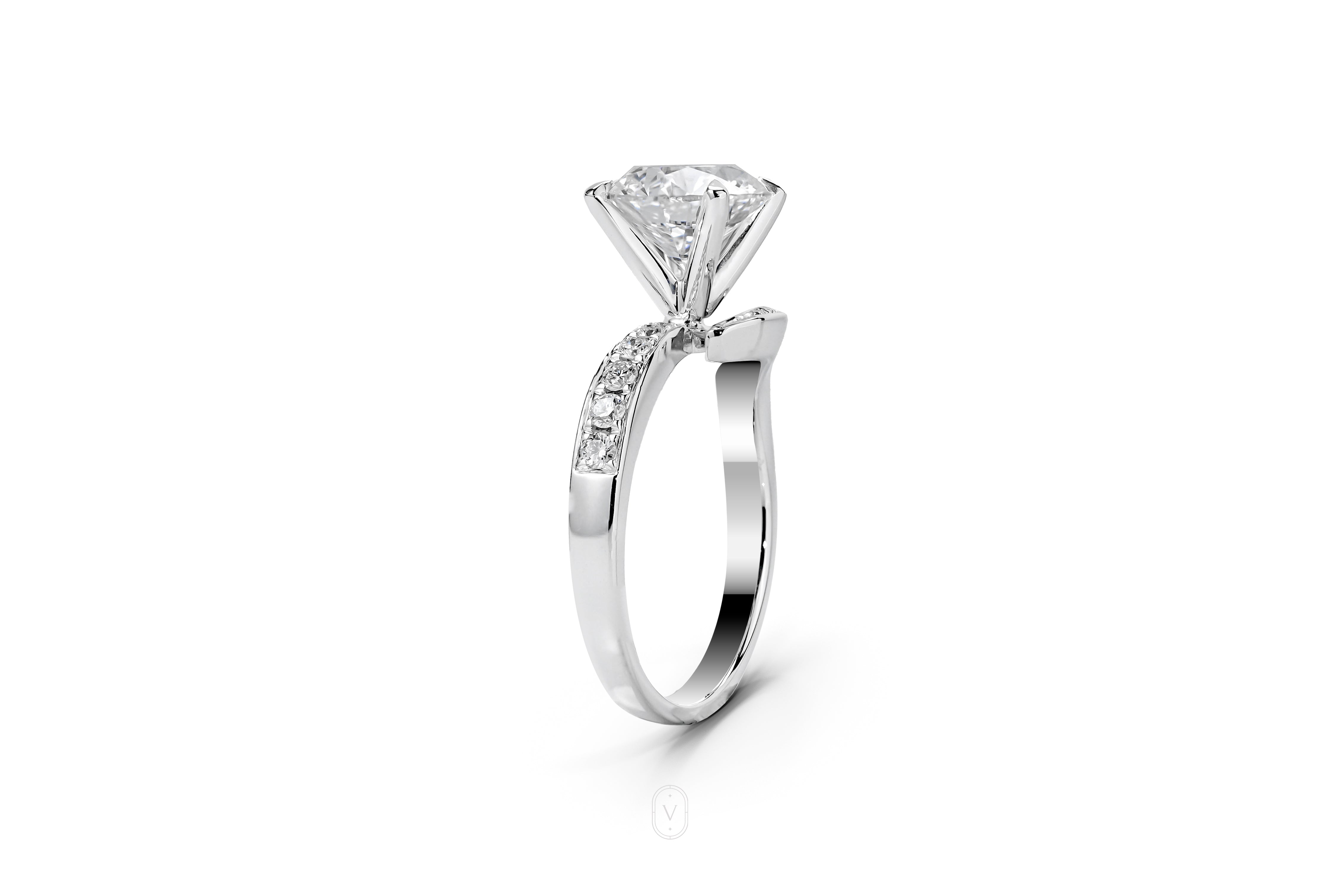 Round Split Shank Ring