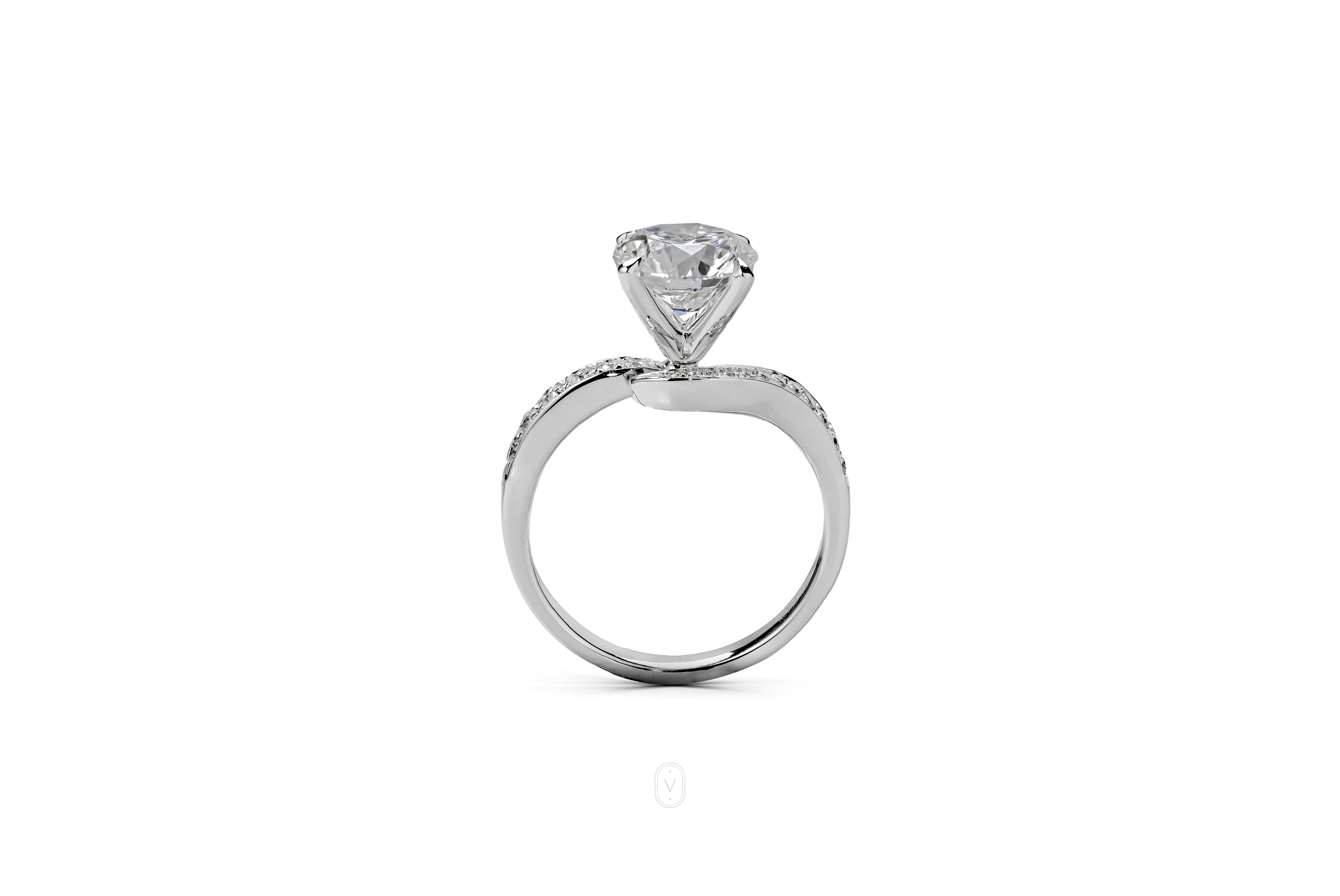 Round Split Shank Ring