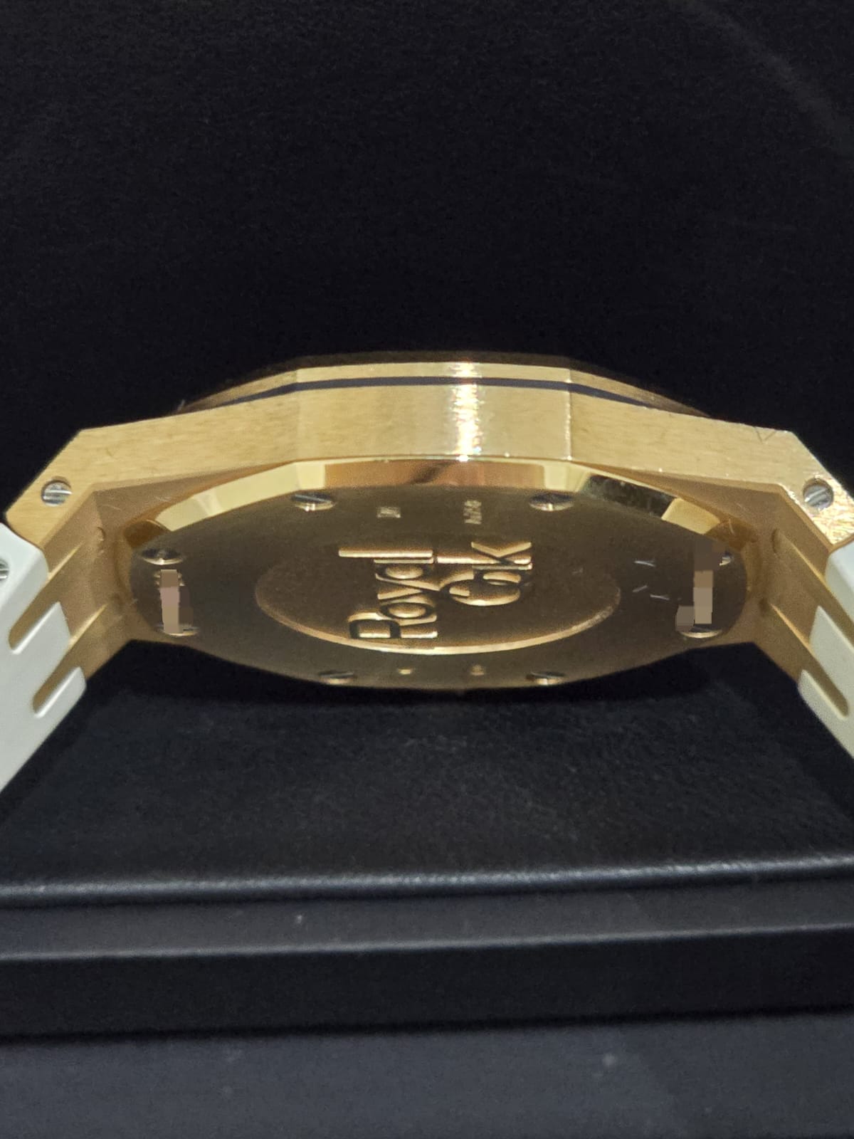 ROYAL OAK 33MM ROSEGOLD SILVER DIAL DIAMOND BEZEL (2016)