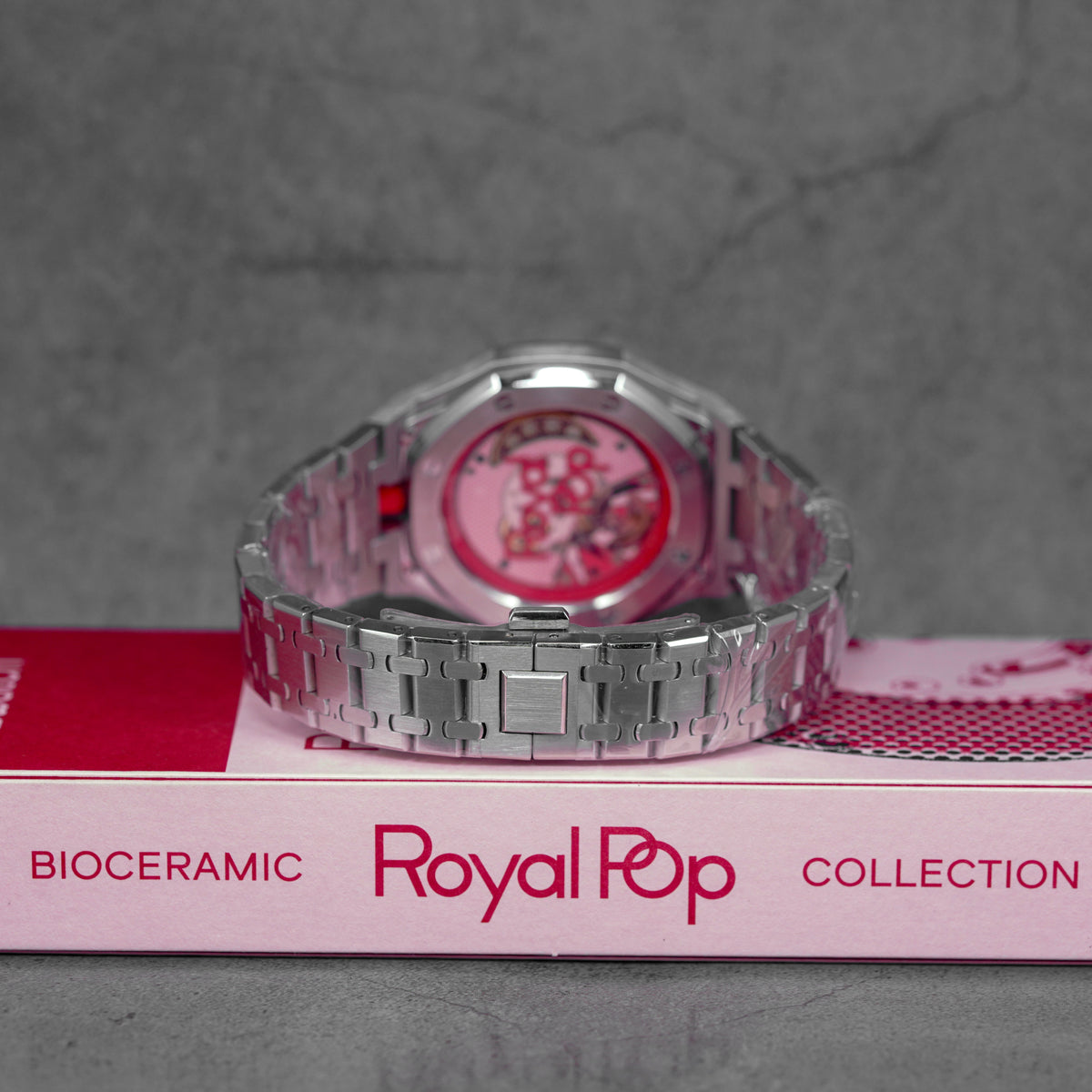 CUSTOM STEEL BRACELET FOR AP X SWATCH ROYAL POP