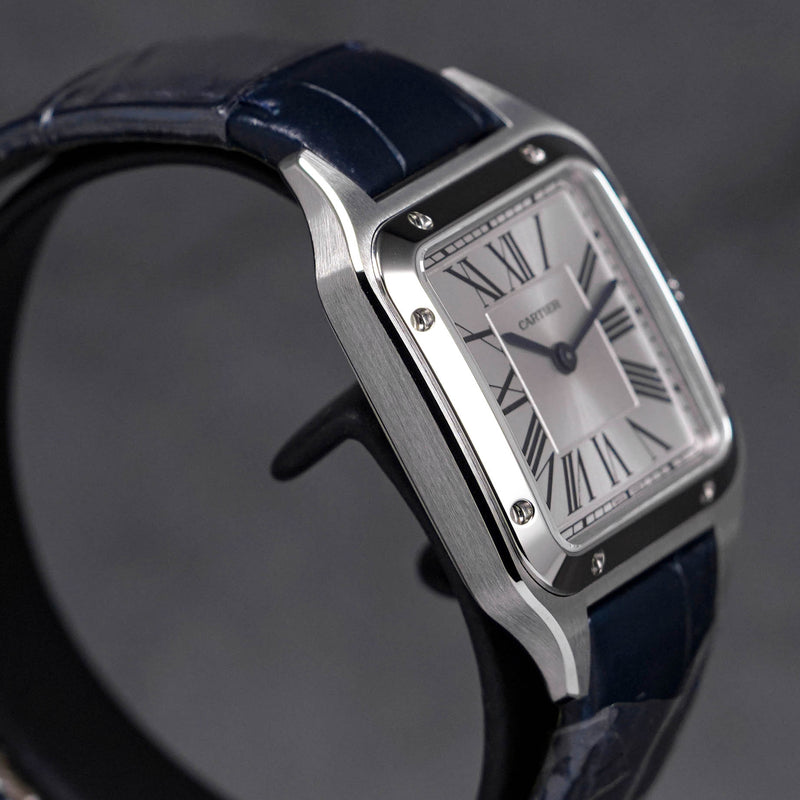 SANTOS DUMONT S QUARTZ SILVER DIAL (2023)