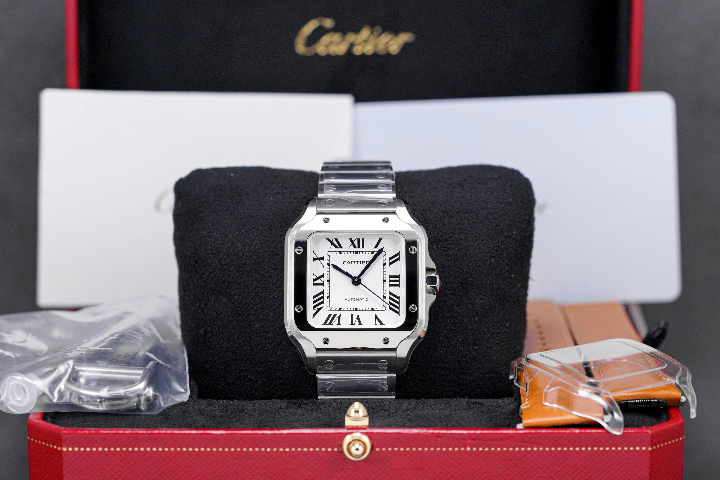 CARTIER SANTOS DE CARTIER M WHITE DIAL 2023 IDWX