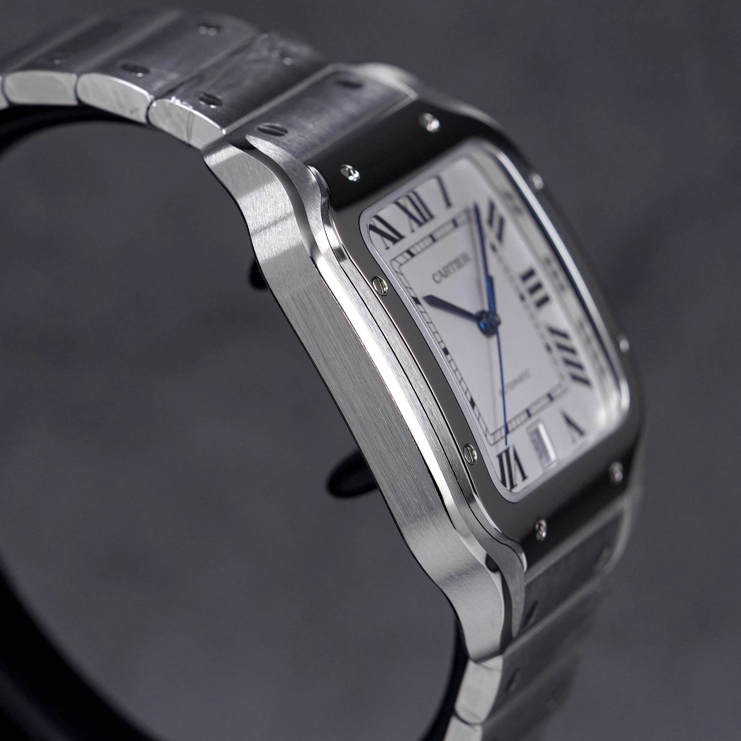 SANTOS DE CARTIER L WHITE DIAL (2023)