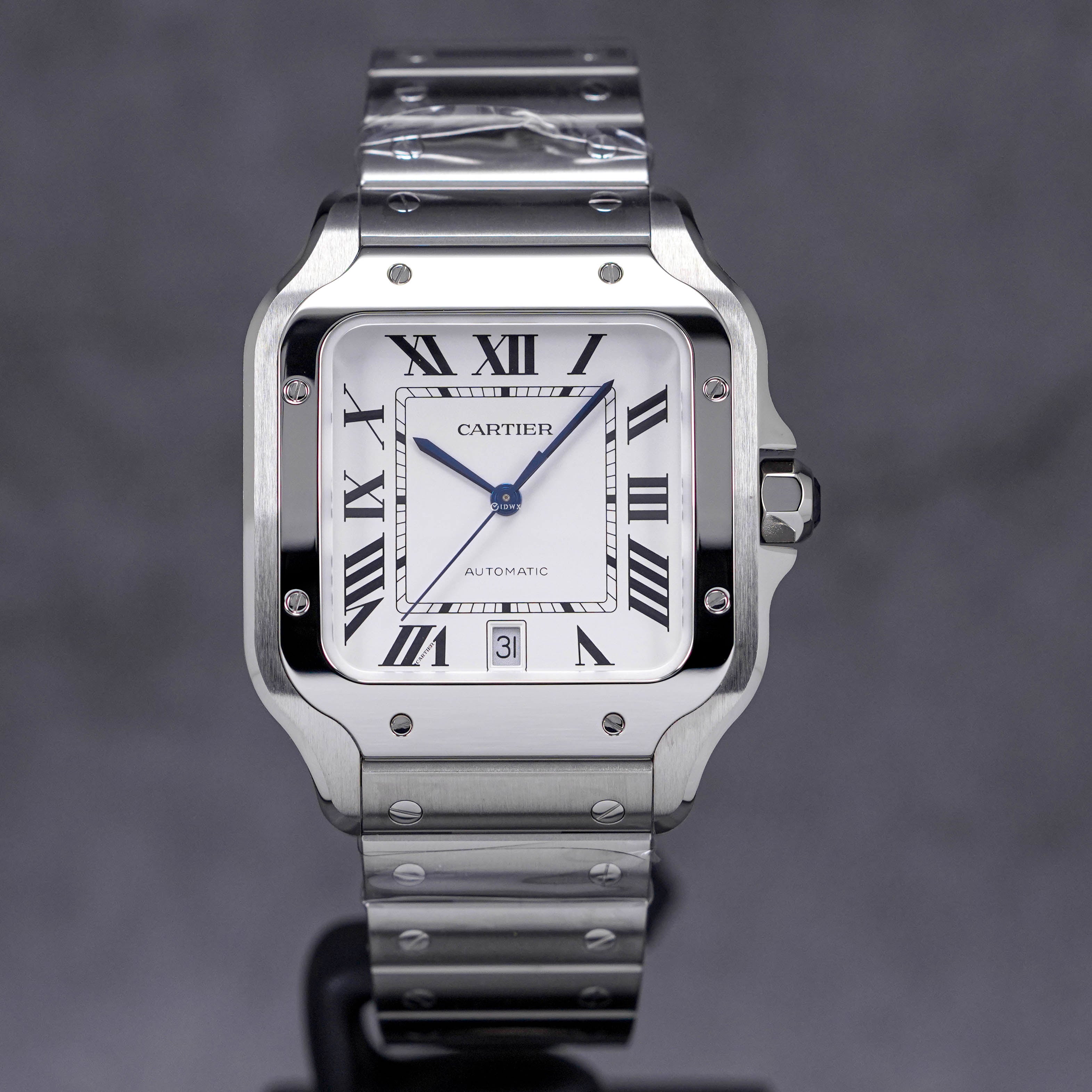 SANTOS DE CARTIER L WHITE DIAL (2023)