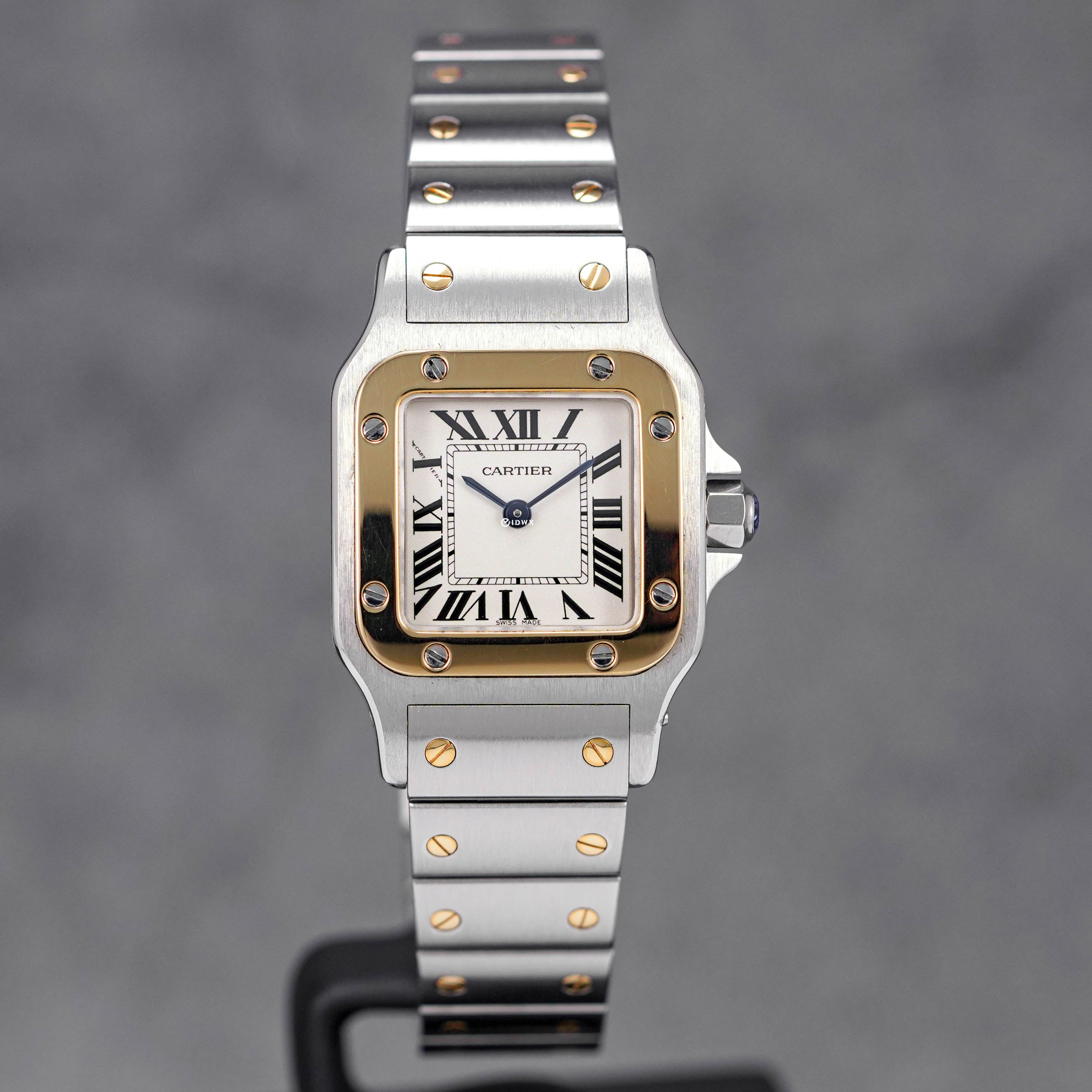 SANTOS GALBEE TWOTONE YELLOWGOLD WHITE DIAL (2011)