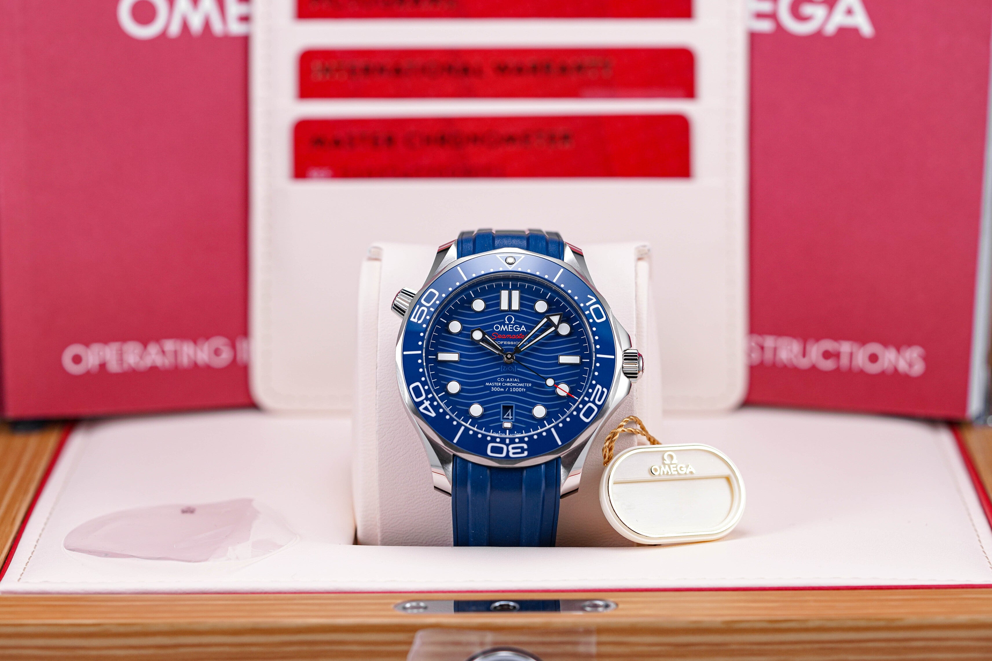 SEAMASTER DIVER 300 BLUE DIAL RUBBER (2023)