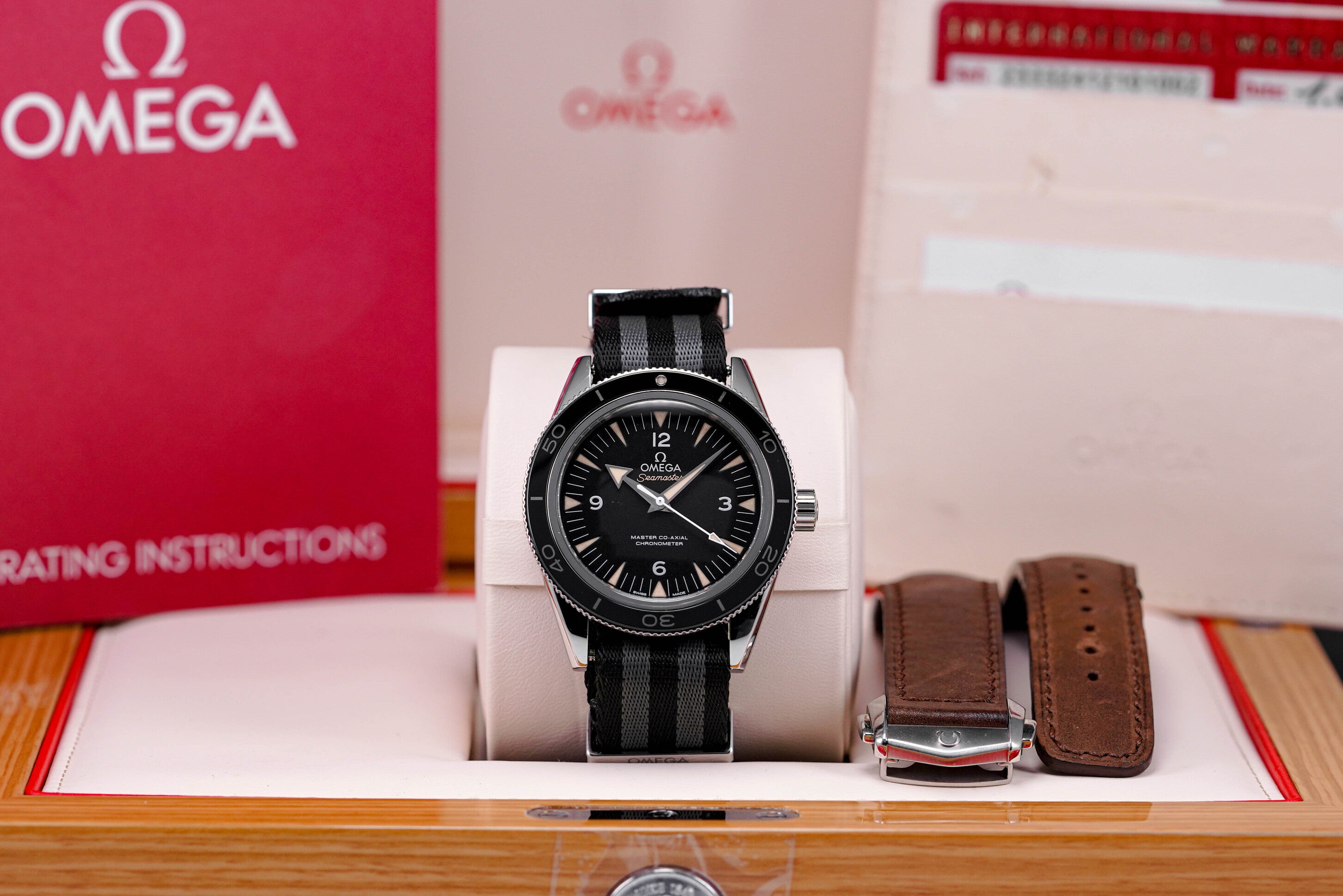 SEAMASTER 300 MASTER CO‑AXIAL CHRONOMETER BLACK DIAL (2017)