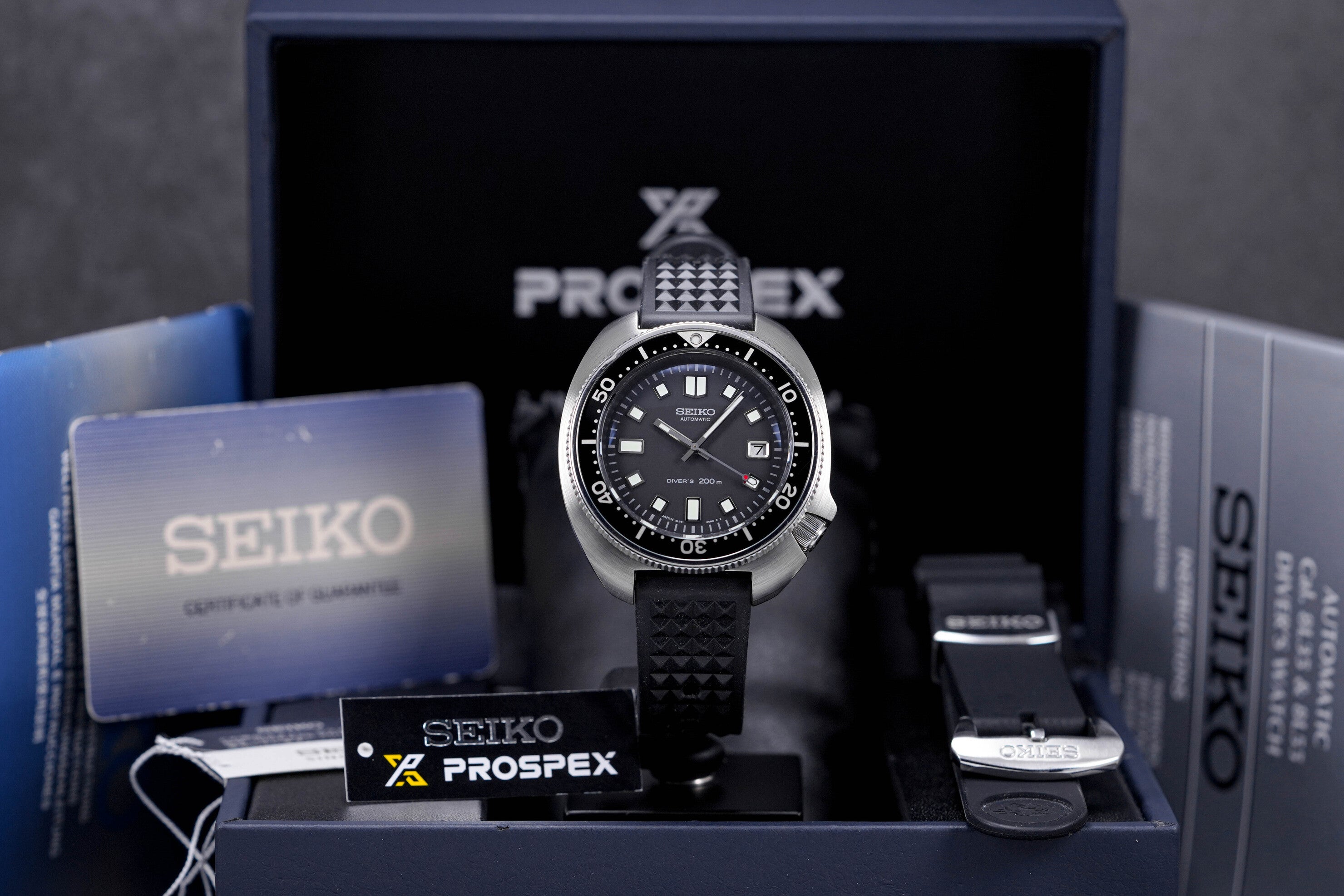 PROSPEX DIVER 'WILLIARD' BLACK DIAL LIMITED EDITION (UNDATED)