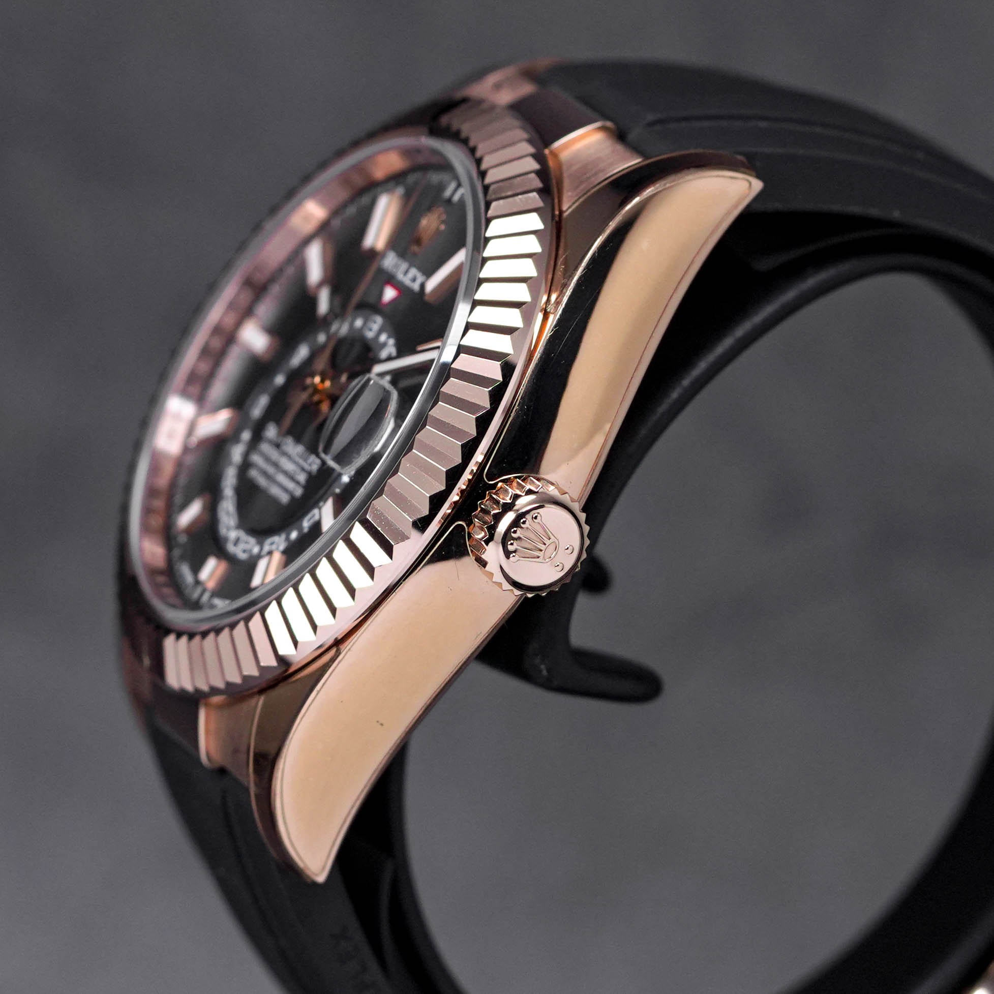 SKY-DWELLER OYSTERFLEX ROSEGOLD RHODIUM DIAL (2021)