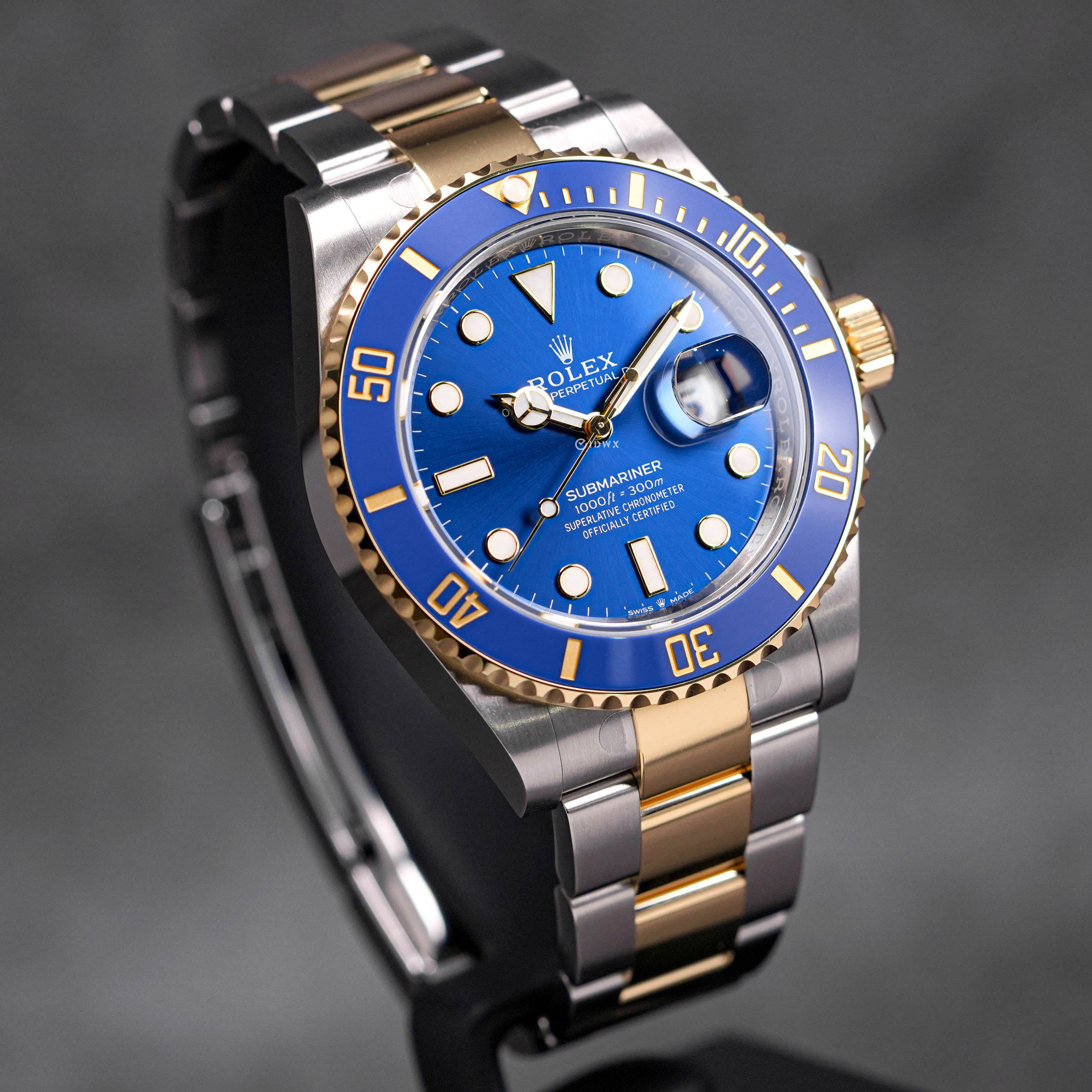 SUBMARINER DATE 41MM TWOTONE YELLOWGOLD BLUE DIAL (2023)