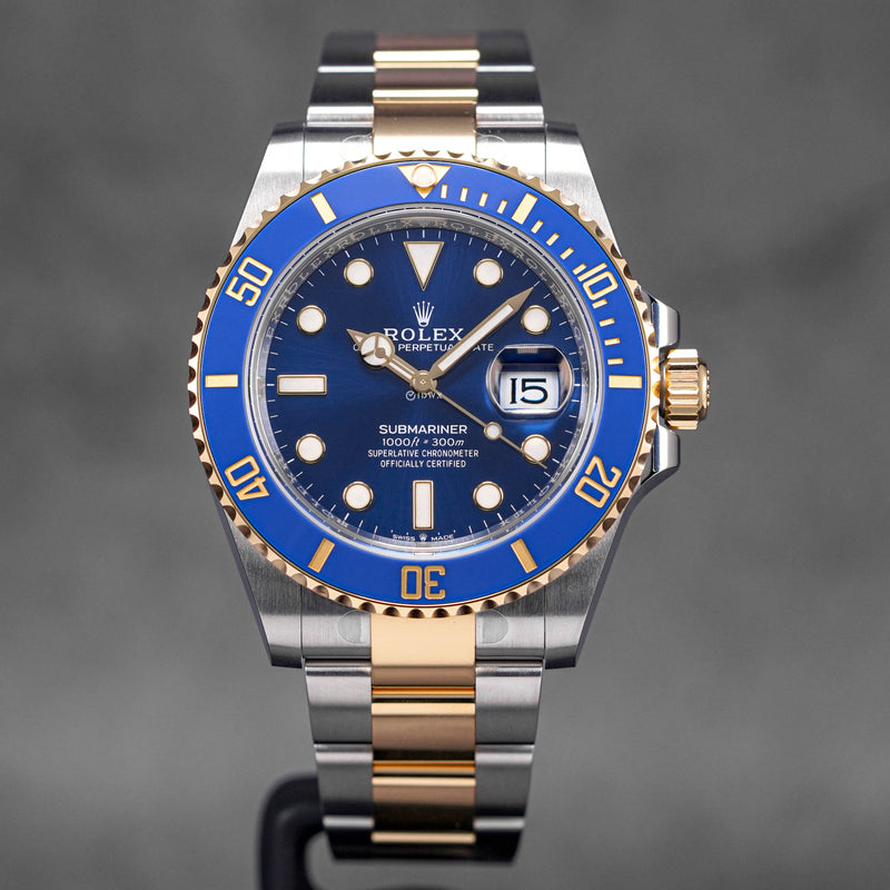 SUBMARINER DATE 41MM TWOTONE YELLOWGOLD BLUE DIAL (2023)