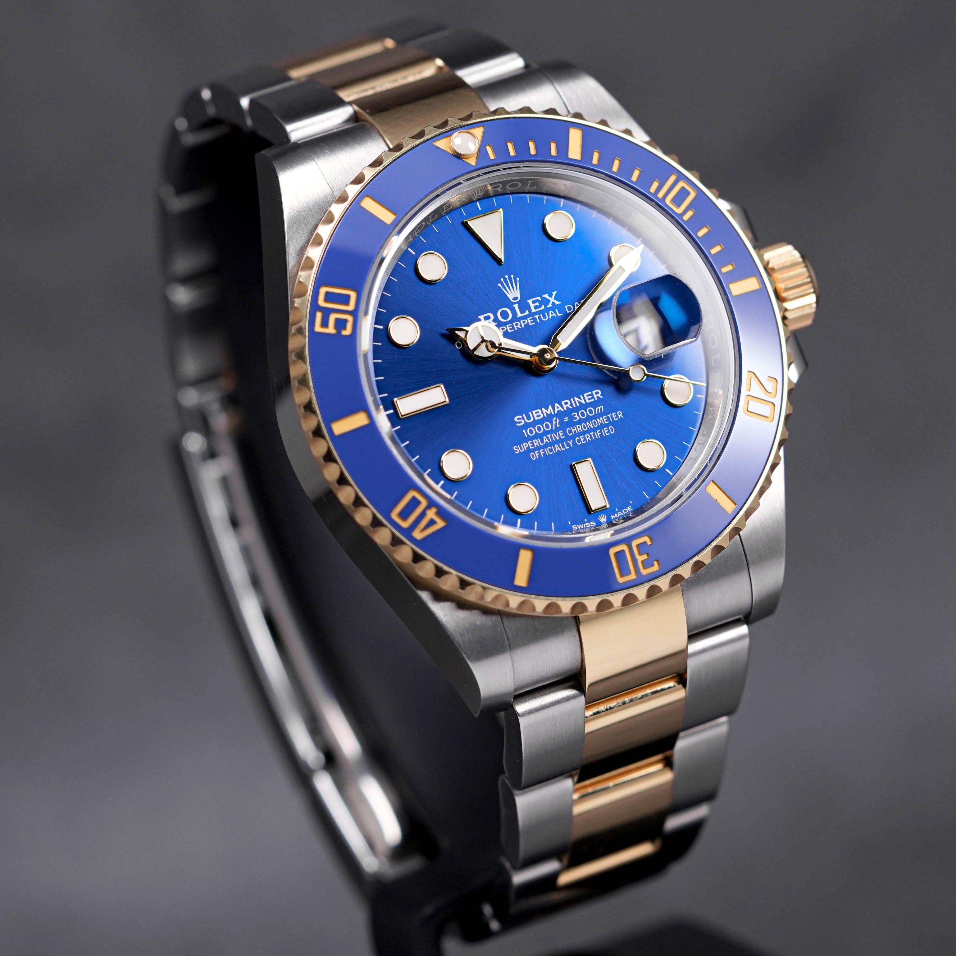 SUBMARINER DATE 41MM TWOTONE YELLOWGOLD BLUE DIAL (2022)