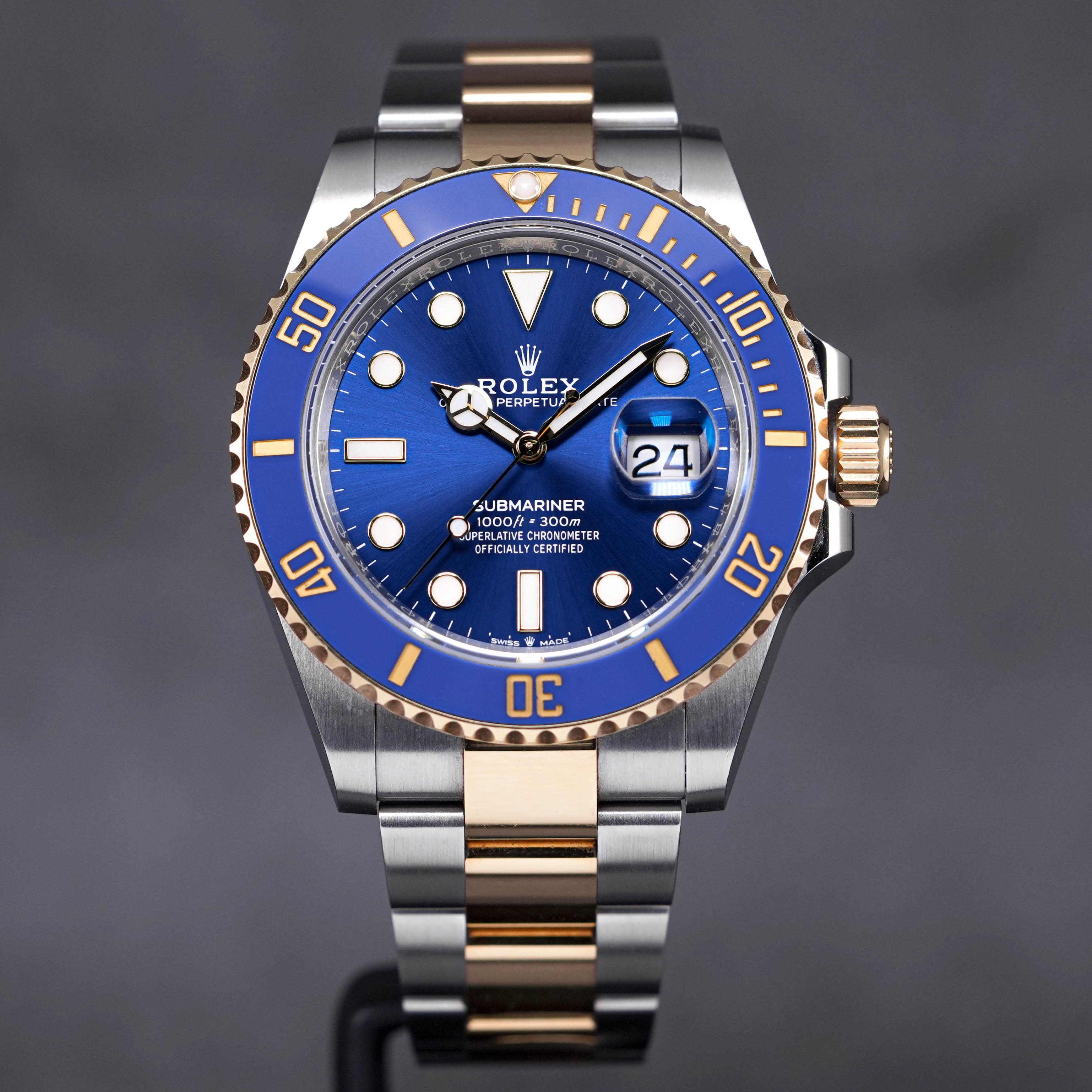 SUBMARINER DATE 41MM TWOTONE YELLOWGOLD BLUE DIAL (2022)