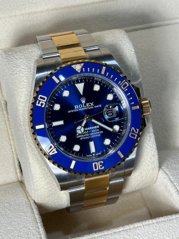 SUBMARINER DATE 41MM TWOTONE YELLOWGOLD BLUE DIAL (2022)