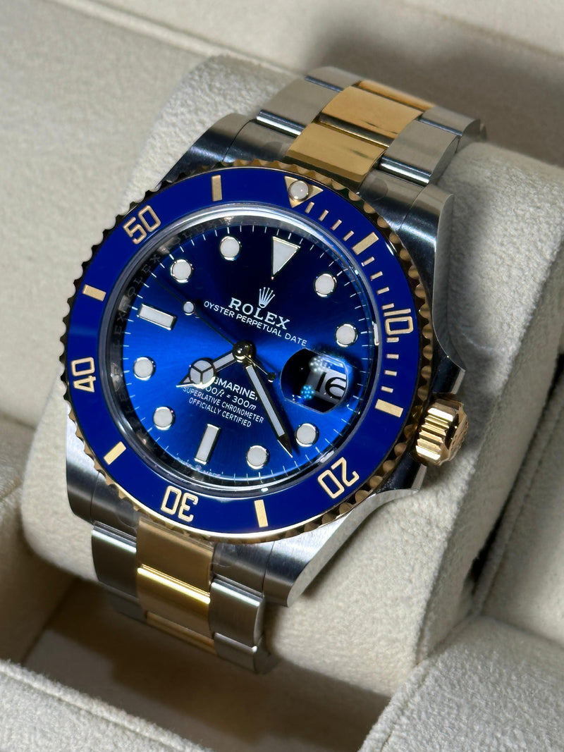 SUBMARINER DATE 41MM TWOTONE YELLOWGOLD BLUE DIAL (2022)