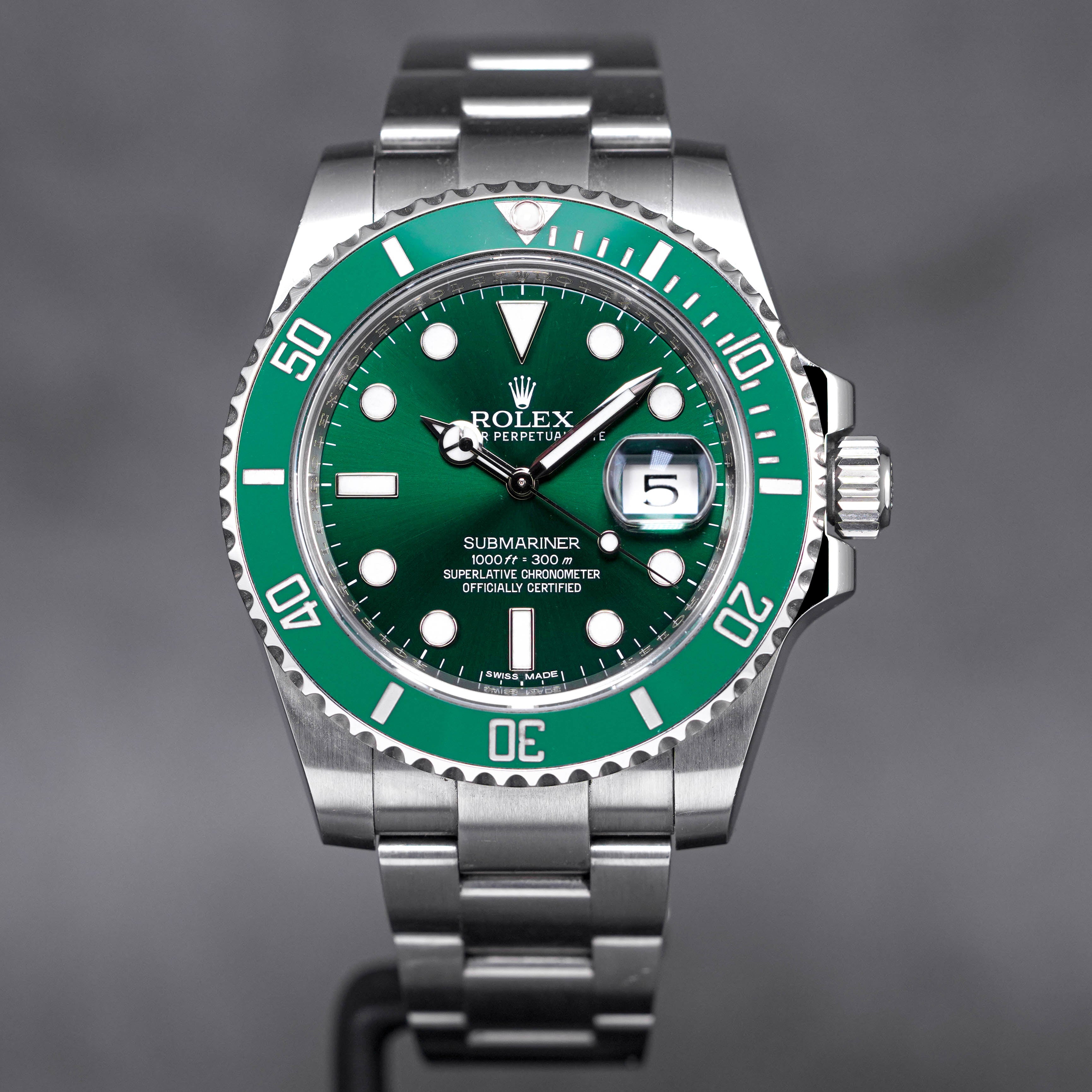 SUBMARINER DATE 40MM 'HULK' (2014)