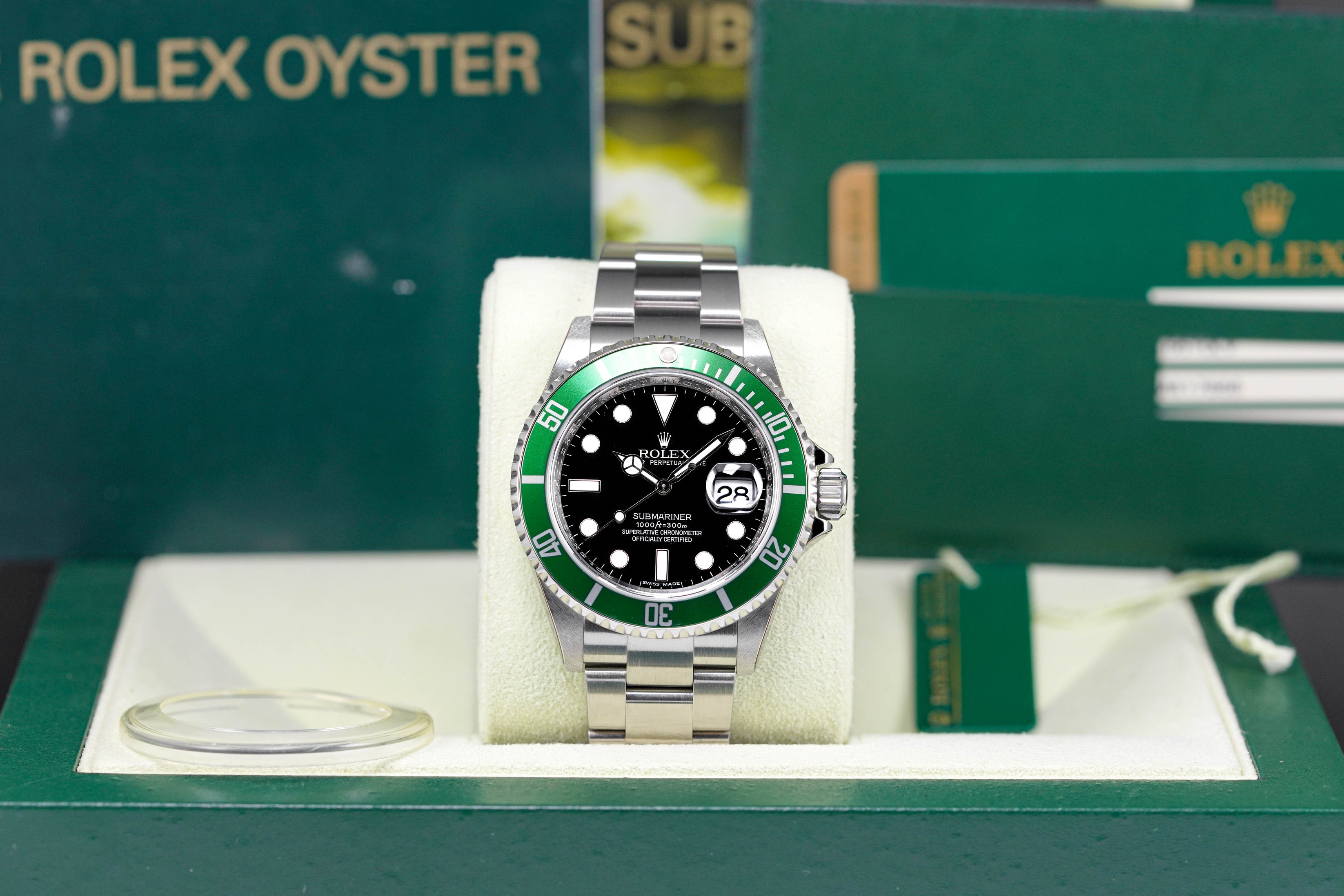 SUBMARINER DATE 40MM KERMIT 'M SERIES-REHAUT' (2008)