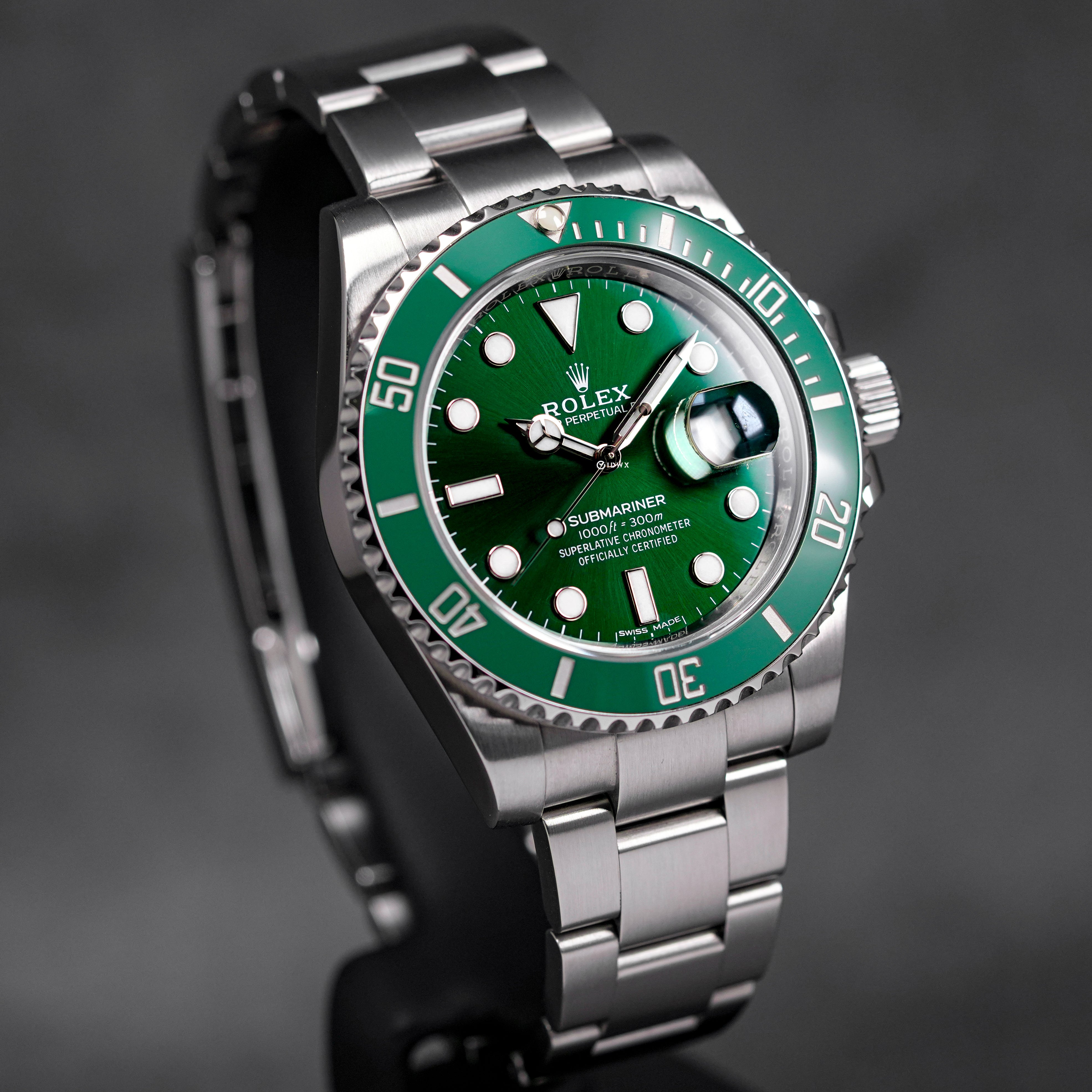 SUBMARINER DATE 40MM 'HULK' (2017)