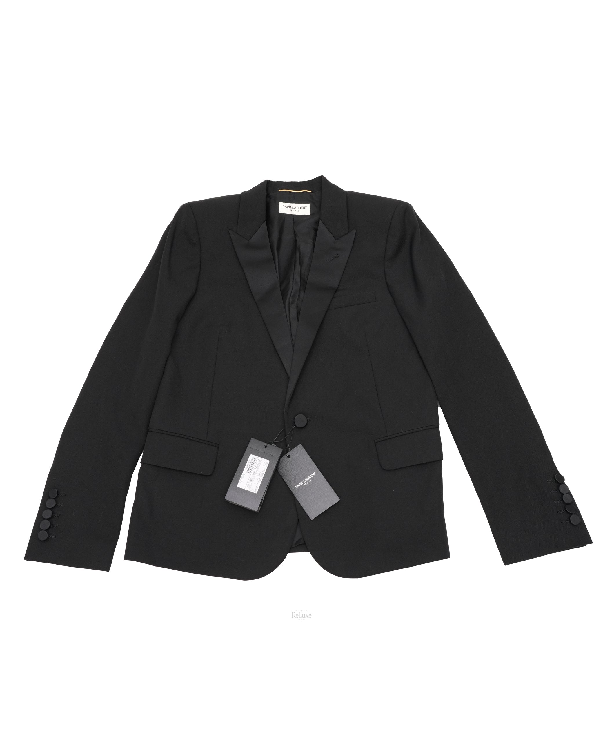 WOOL TAILORED JACKET F40 BLACK