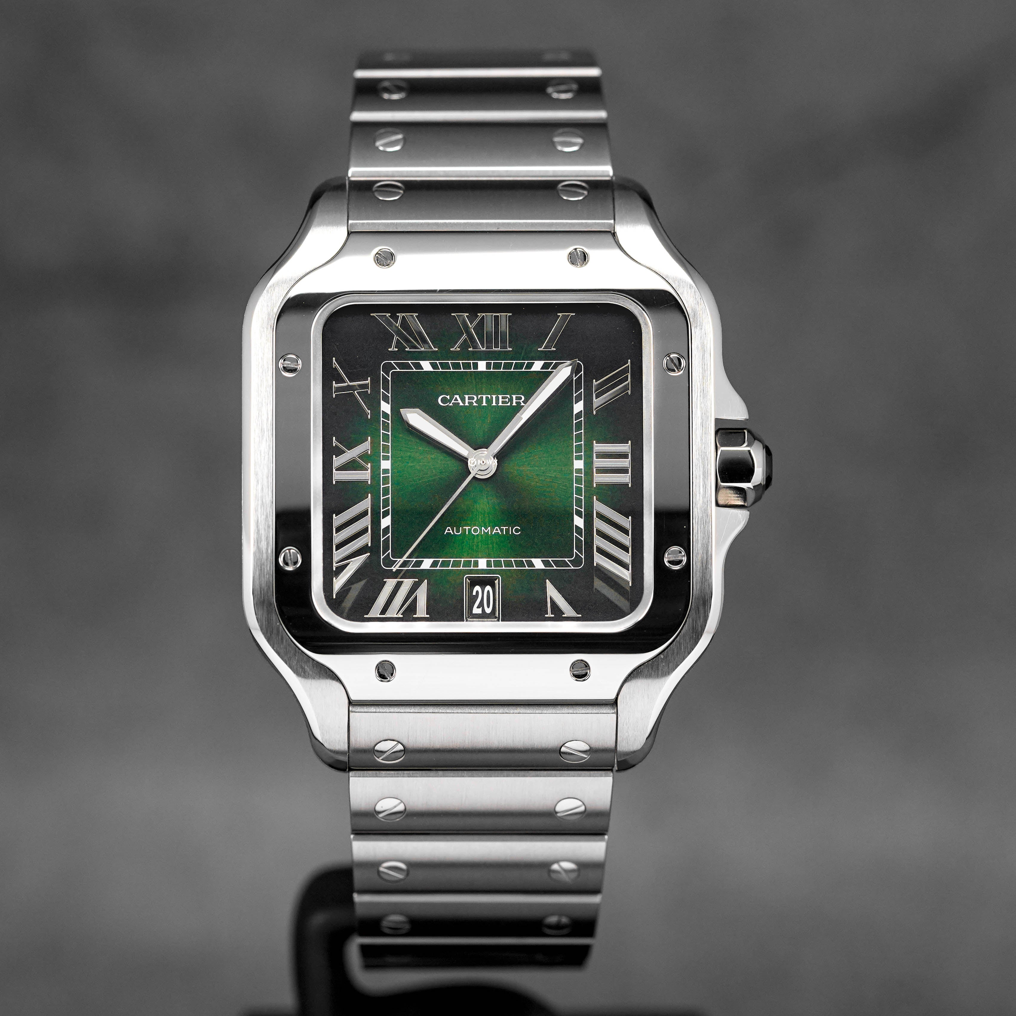 CARTIER SANTOS DE CARTIER L GREEN DIAL (2024) IDWX