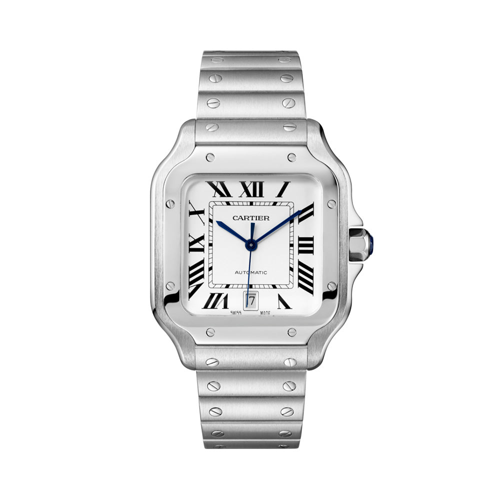 SANTOS DE CARTIER L WHITE DIAL (2024)